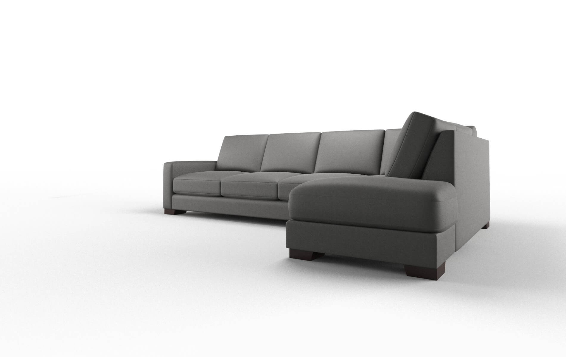 London Rocket Charcoal Panel espresso legs 4