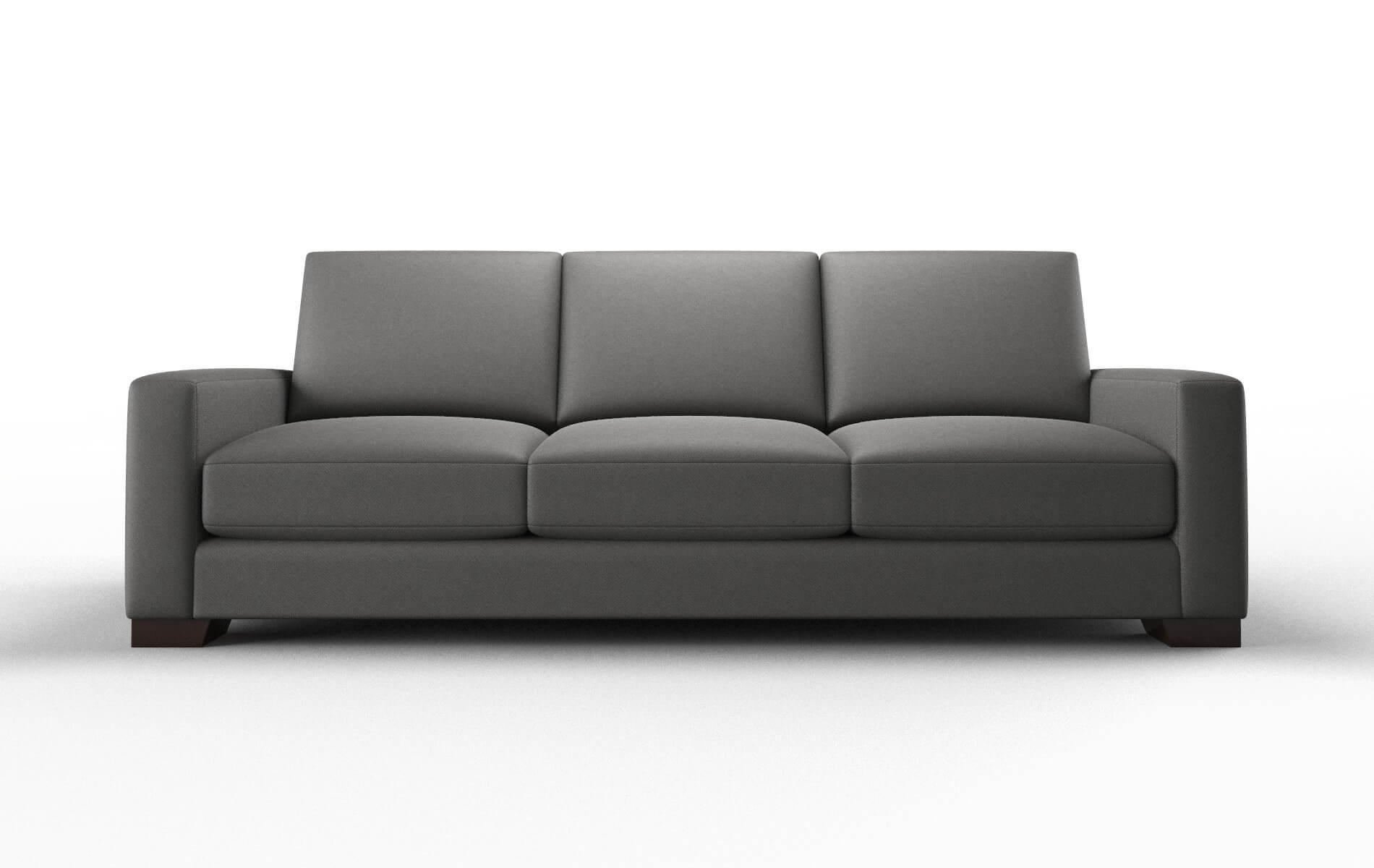 London Rocket Charcoal Sofa espresso legs 1