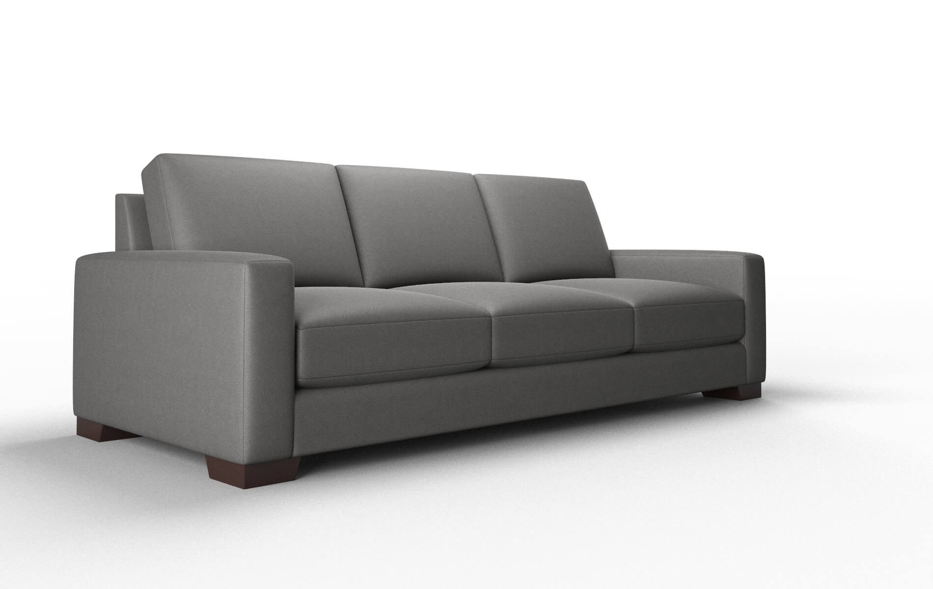 London Rocket Charcoal Sofa espresso legs 2