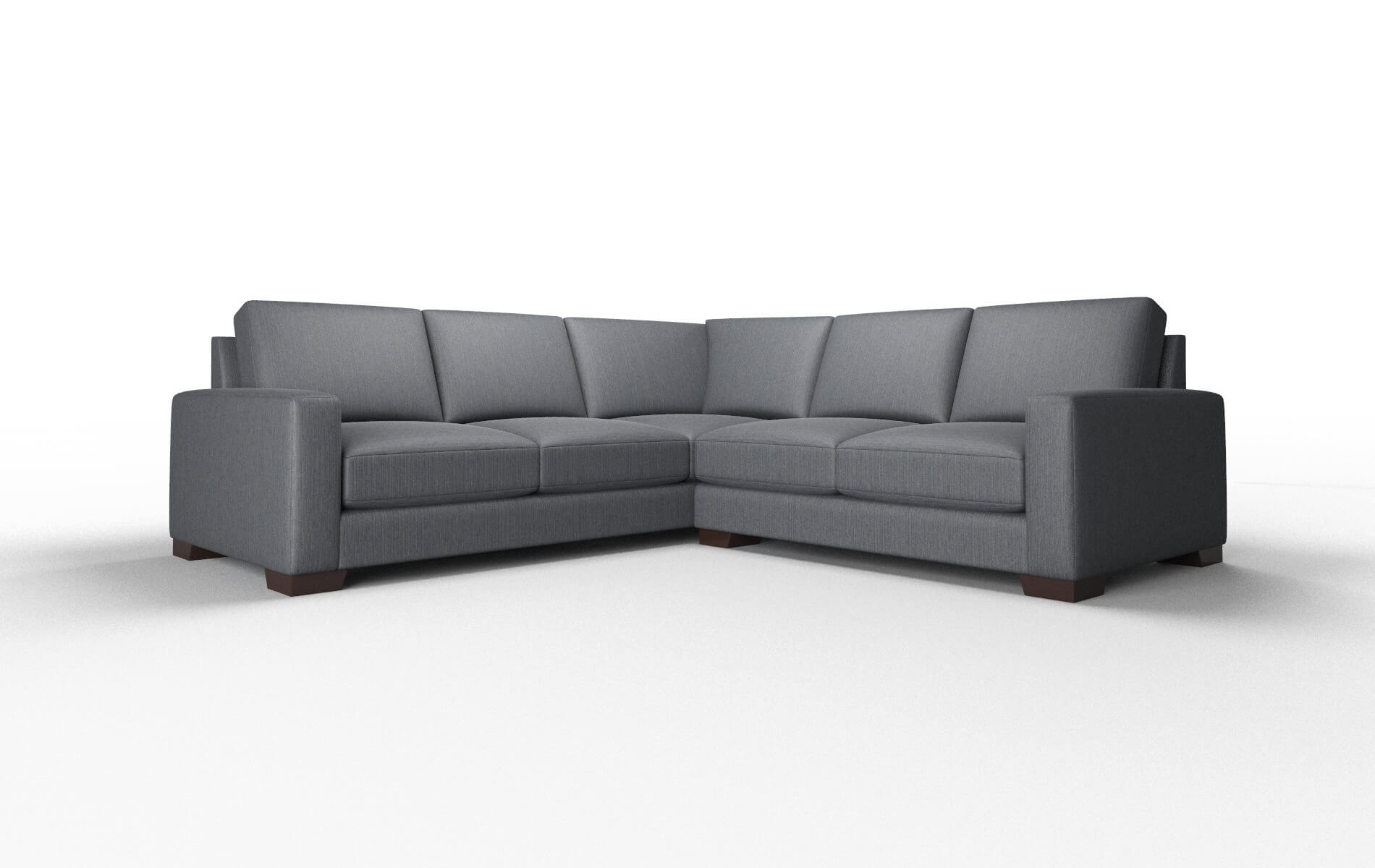 London Rocket Eclipse Sectional espresso legs 1