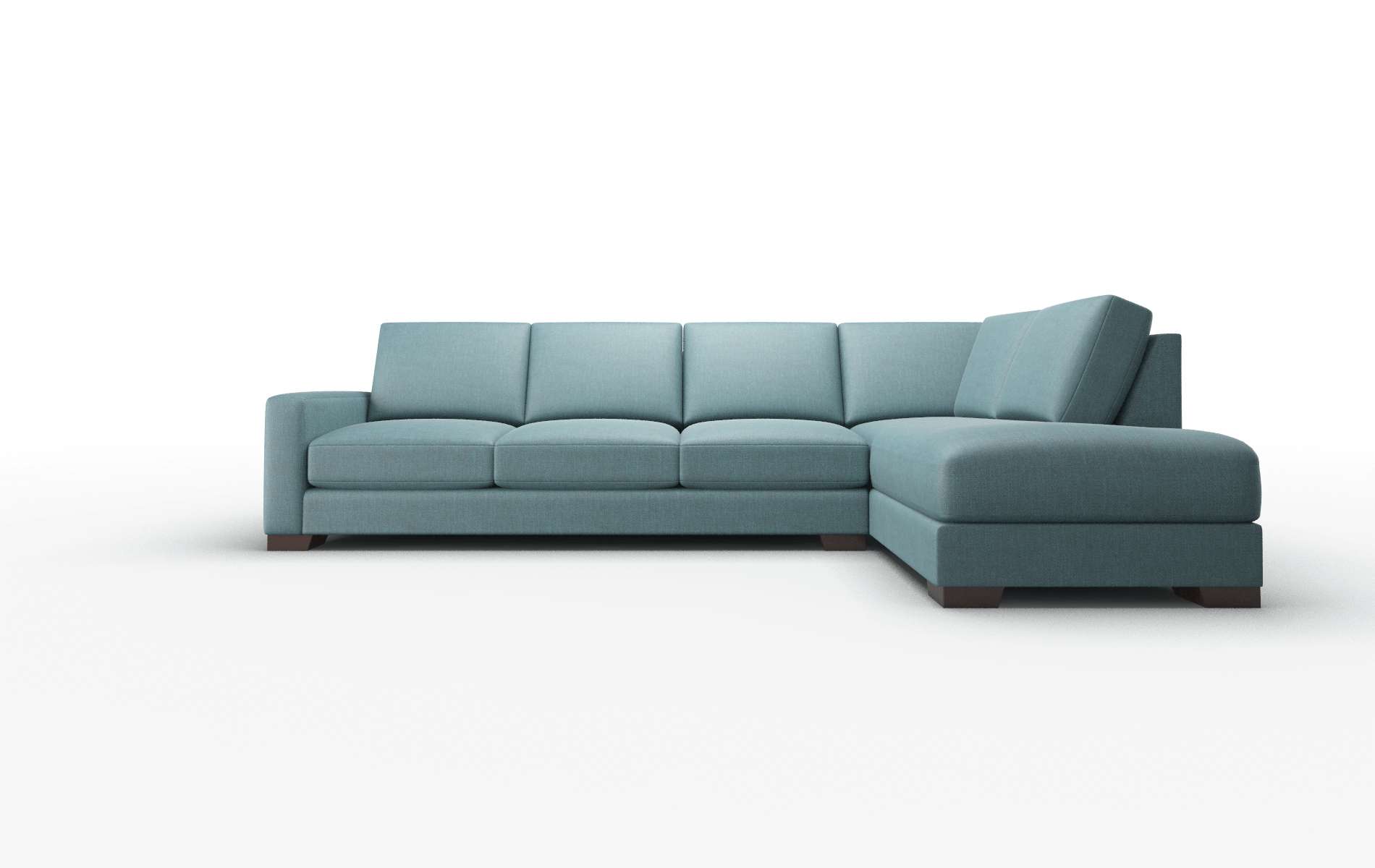 London Rocket peacock Panel Espresso Legs  1