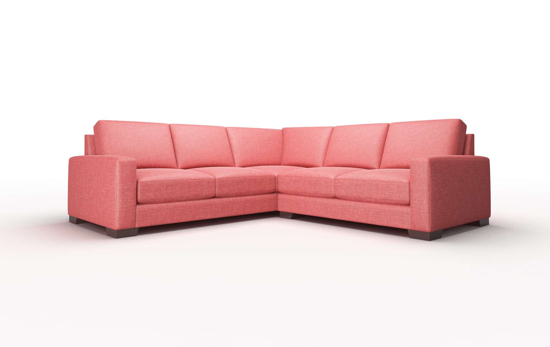 London Royale Berry Sectional espresso legs 1