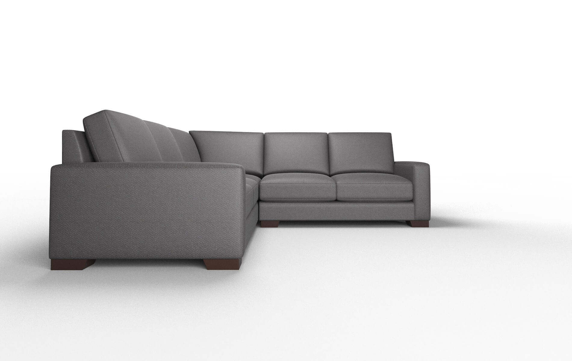 London Royale Eclipse Sectional espresso legs 2