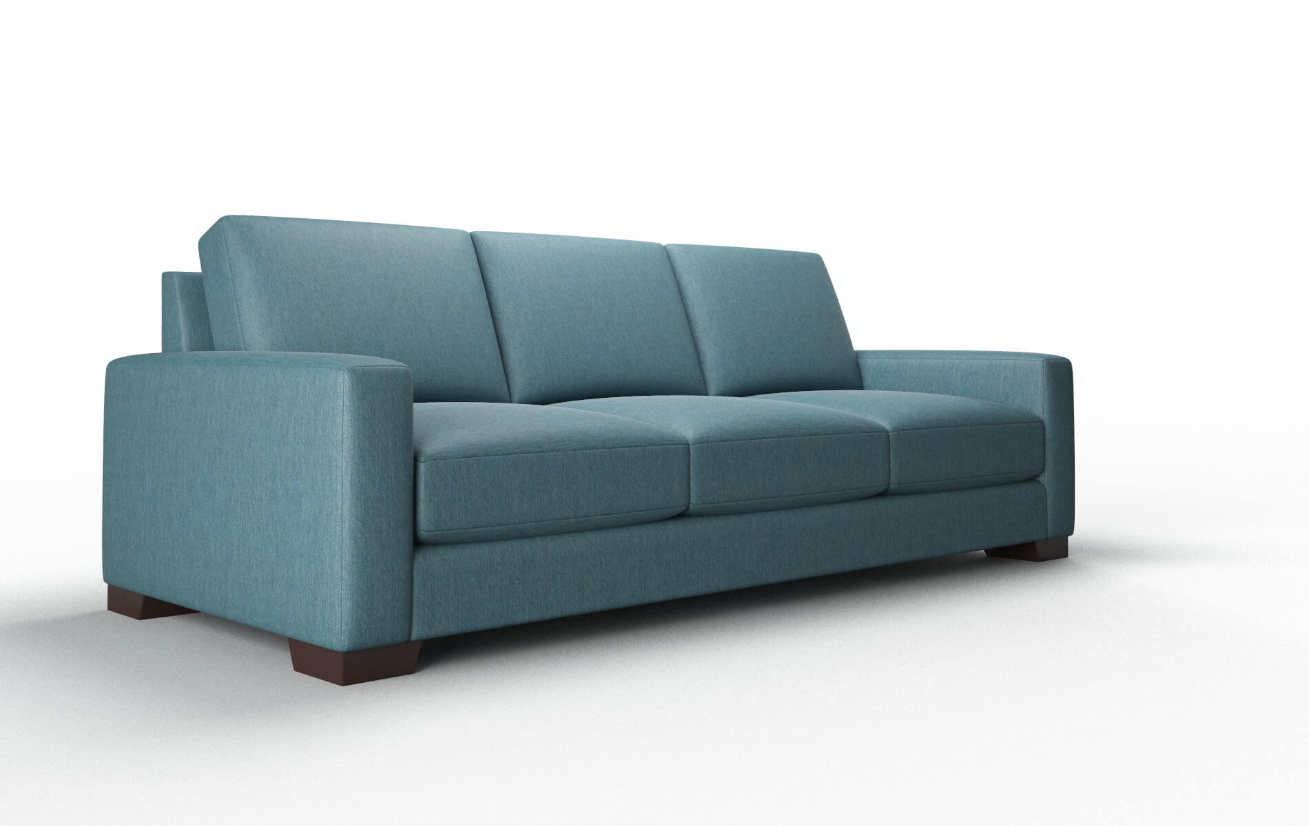 London Royale Electric_blue Sofa espresso legs 2