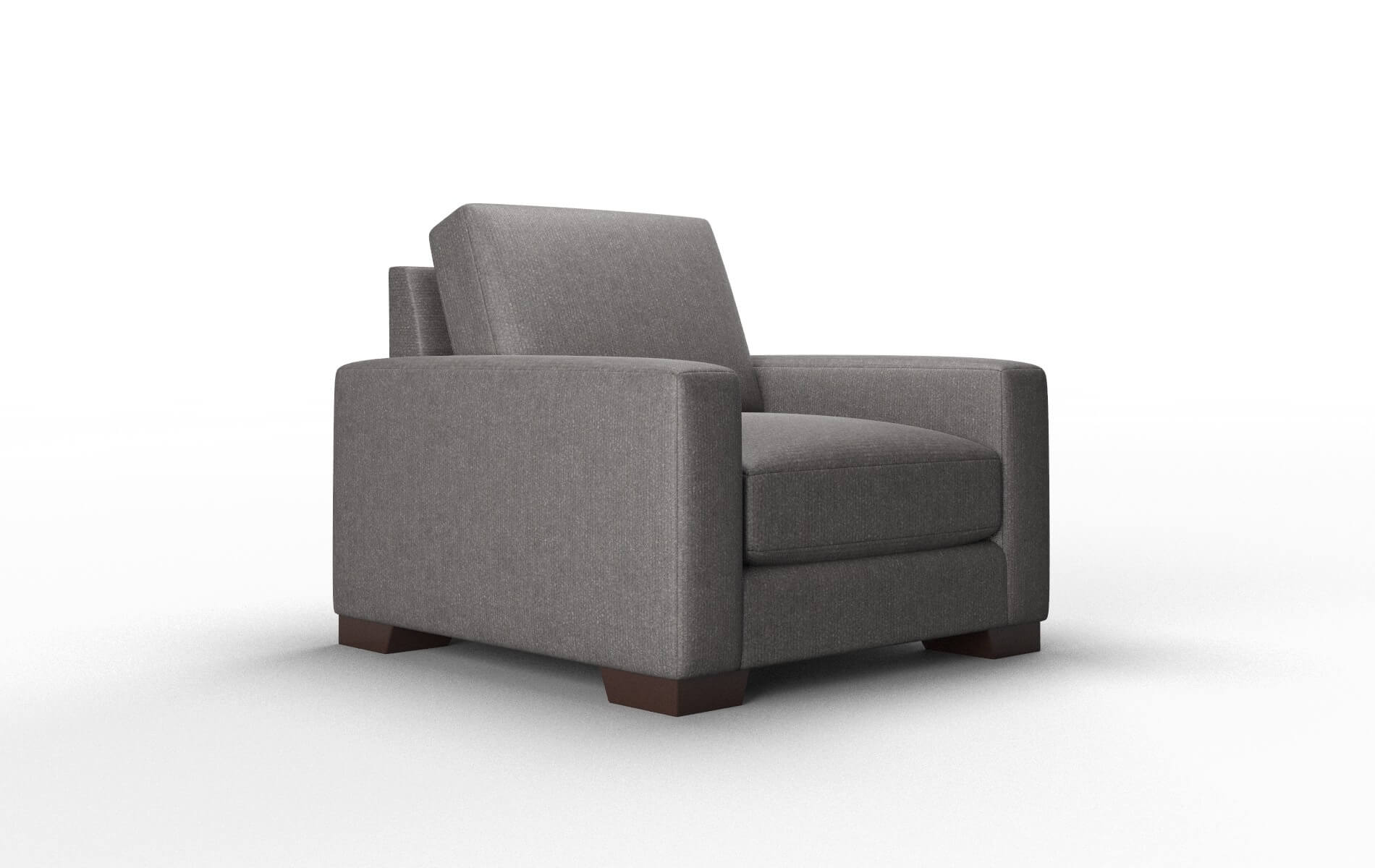 London Sasha Grey Chair espresso legs 2