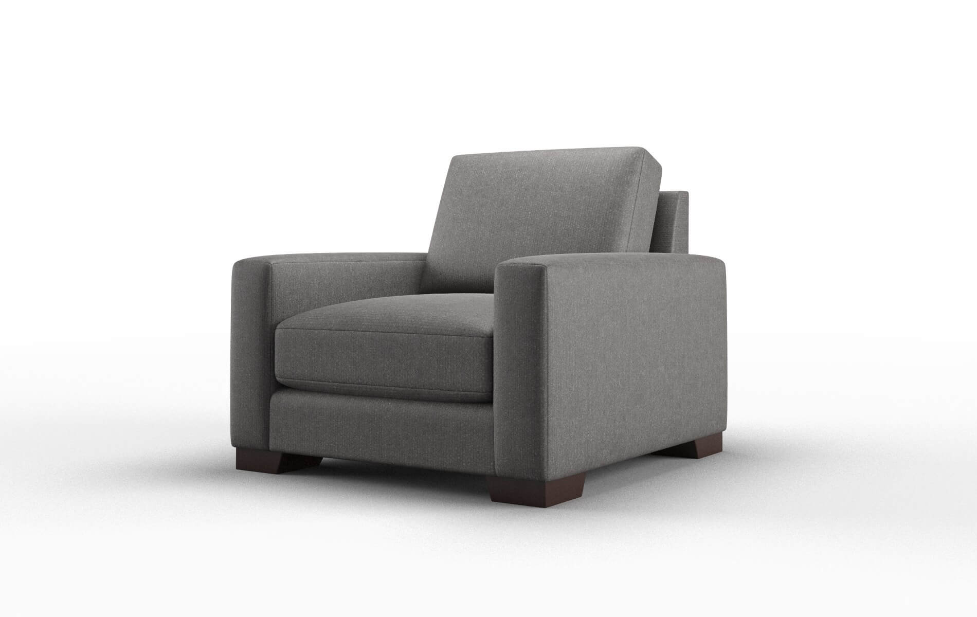 London Sasha Grey Chair espresso legs 4