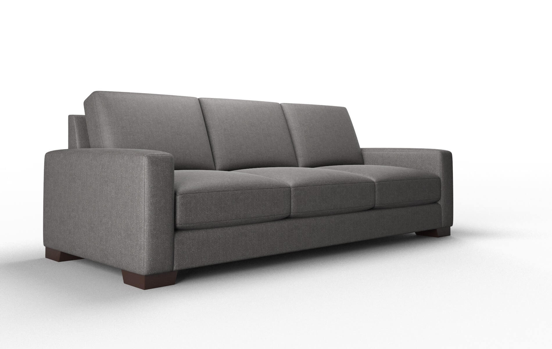 London Sasha Grey Sofa espresso legs 2