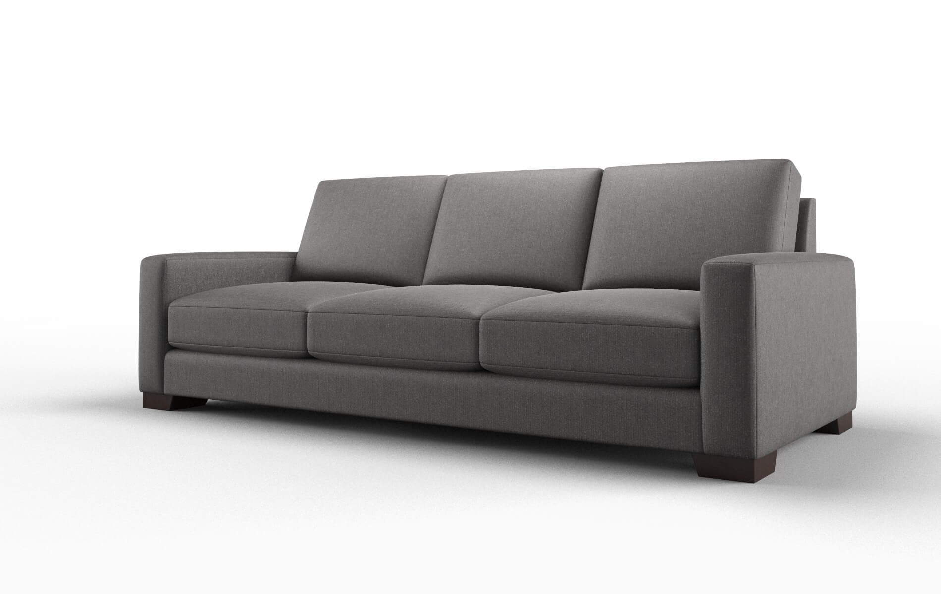 London Sasha Grey Sofa espresso legs 4