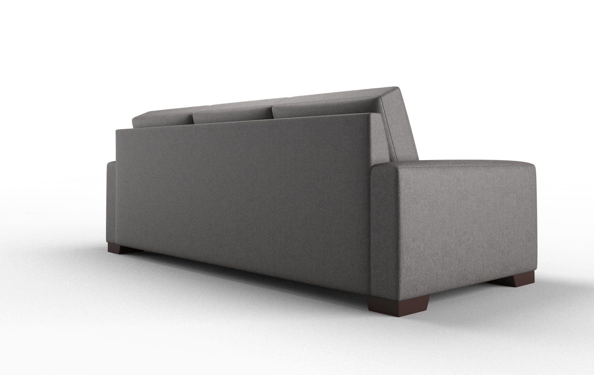 London Sasha Grey Sofa espresso legs 5