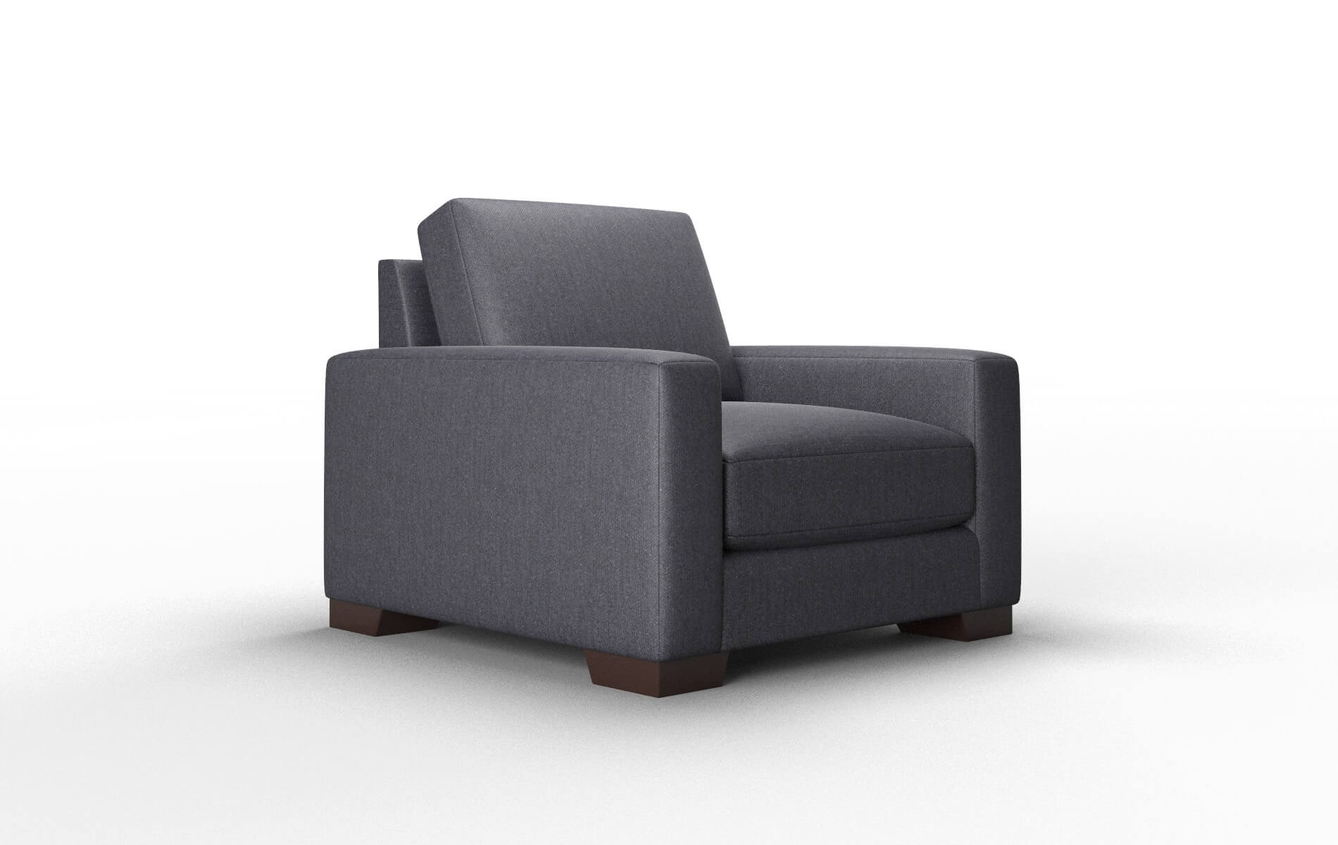 London Sasha Navy Chair espresso legs 2