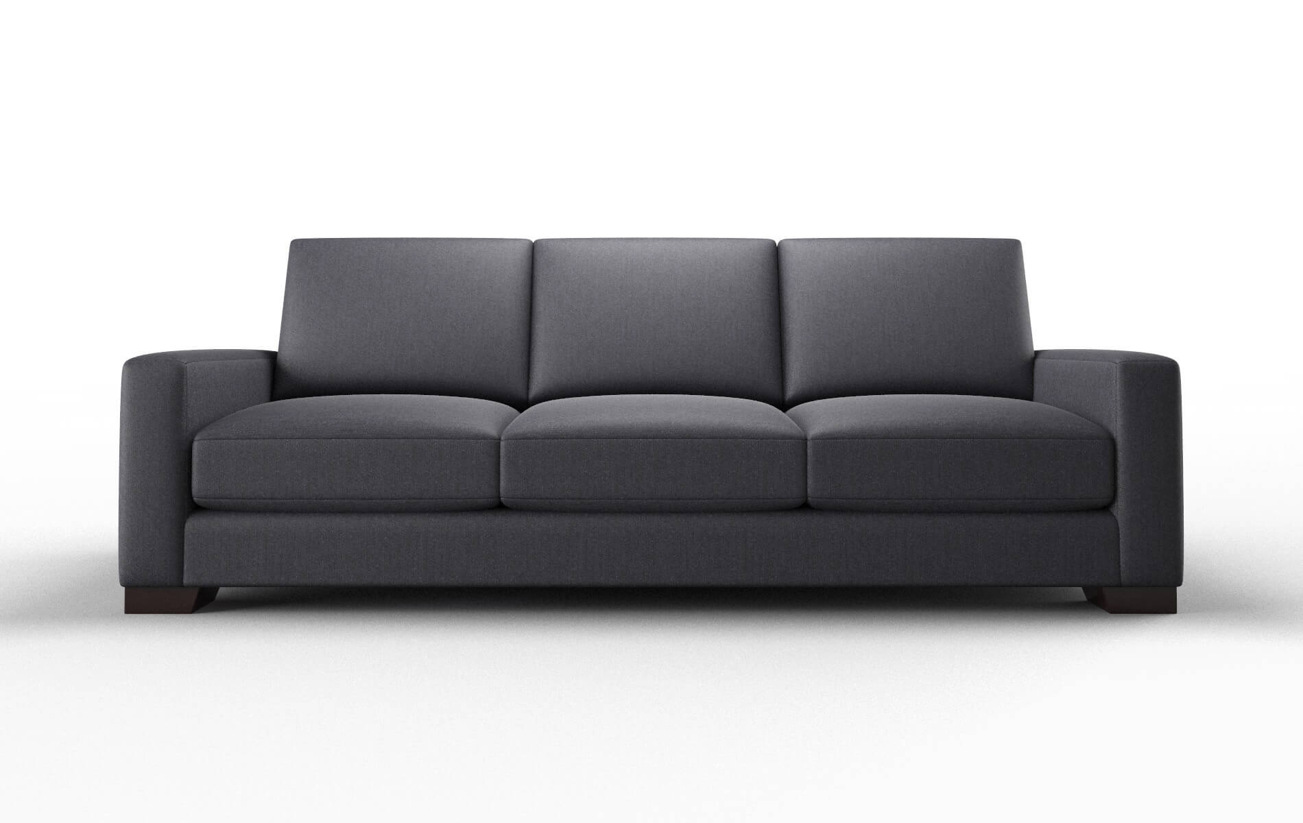 London Sasha Navy Sofa espresso legs 1