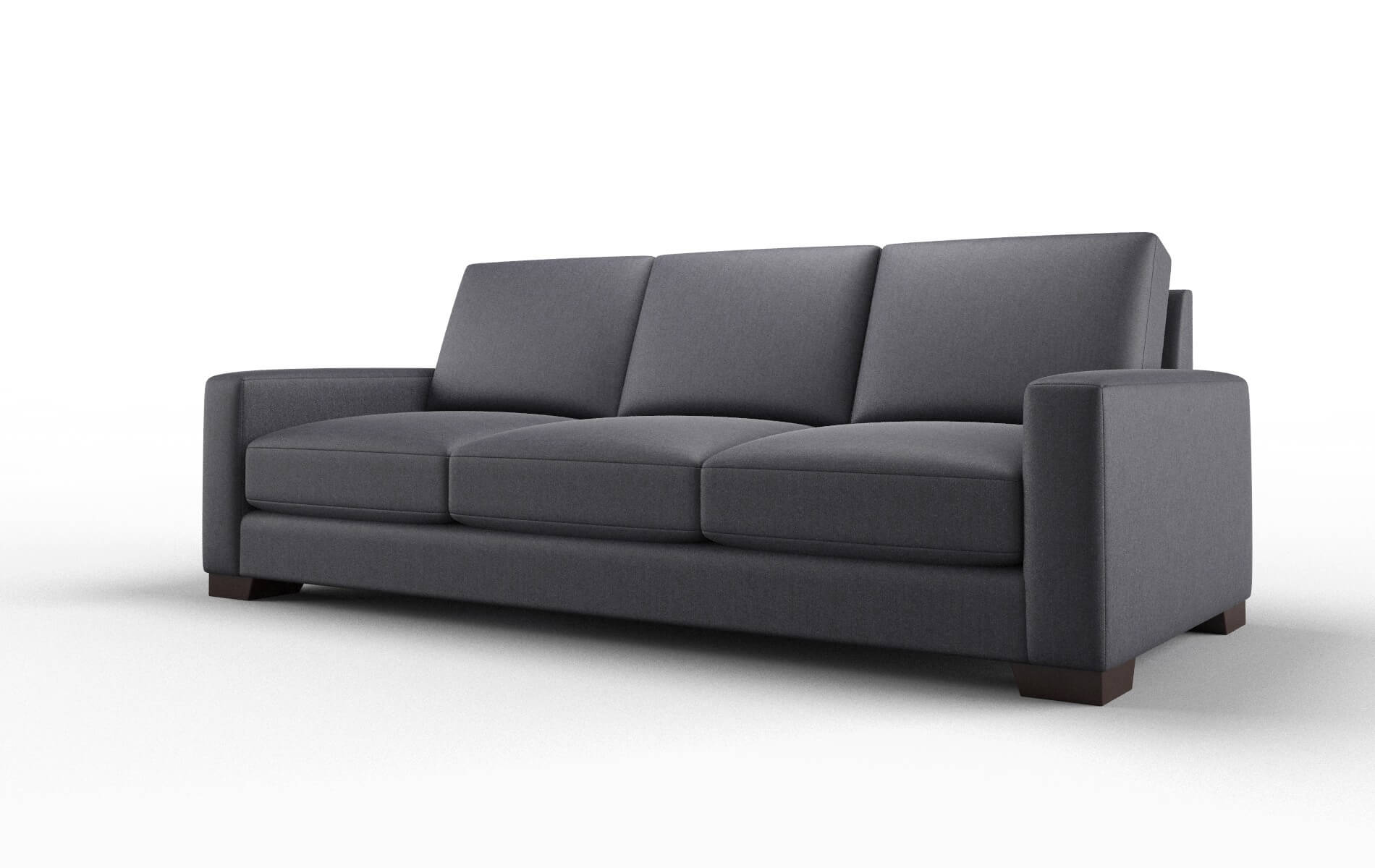 London Sasha Navy Sofa espresso legs 4
