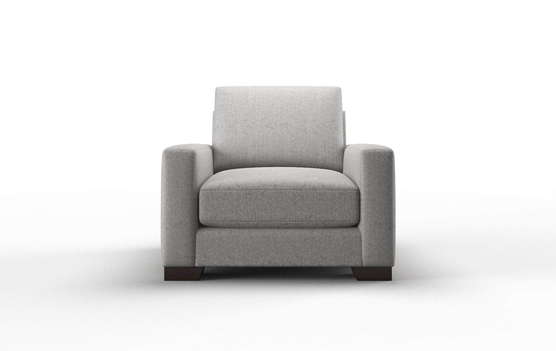 London Sasha Silver Chair espresso legs 1