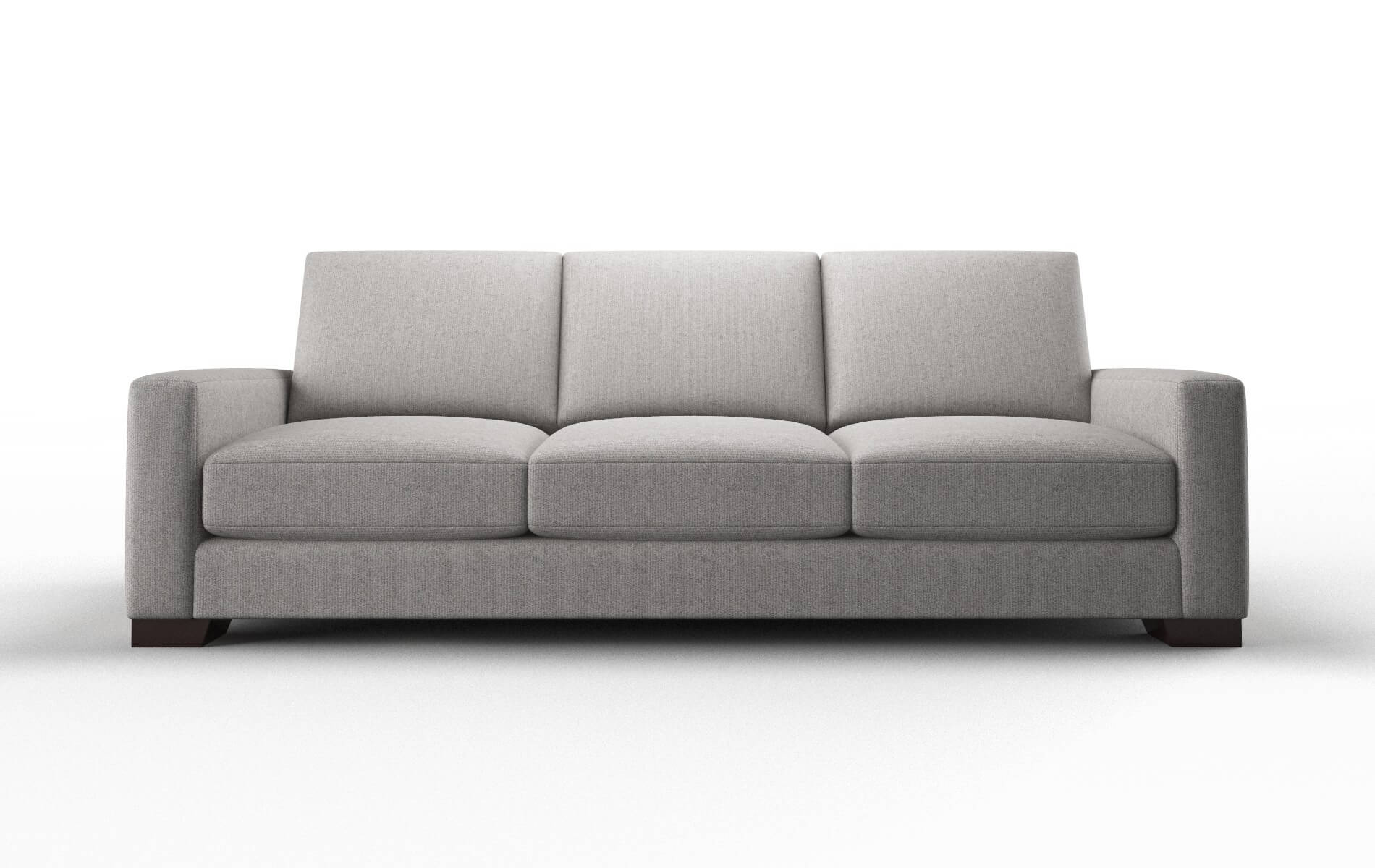 London Sasha Silver Sofa espresso legs 1