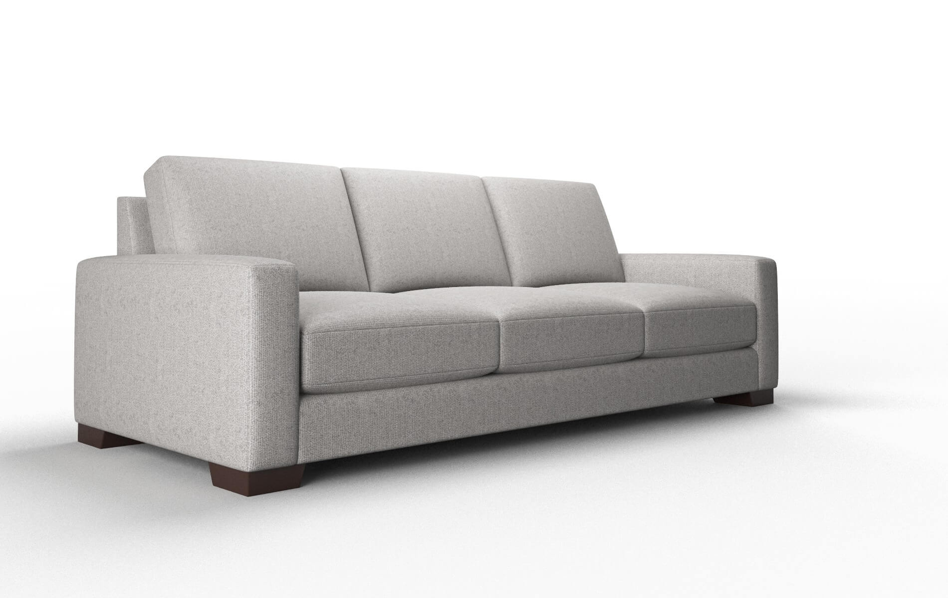 London Sasha Silver Sofa espresso legs 2