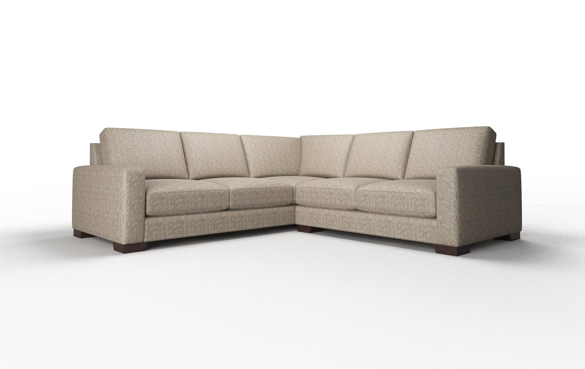 London Solifestyle 51 Sectional espresso legs 1