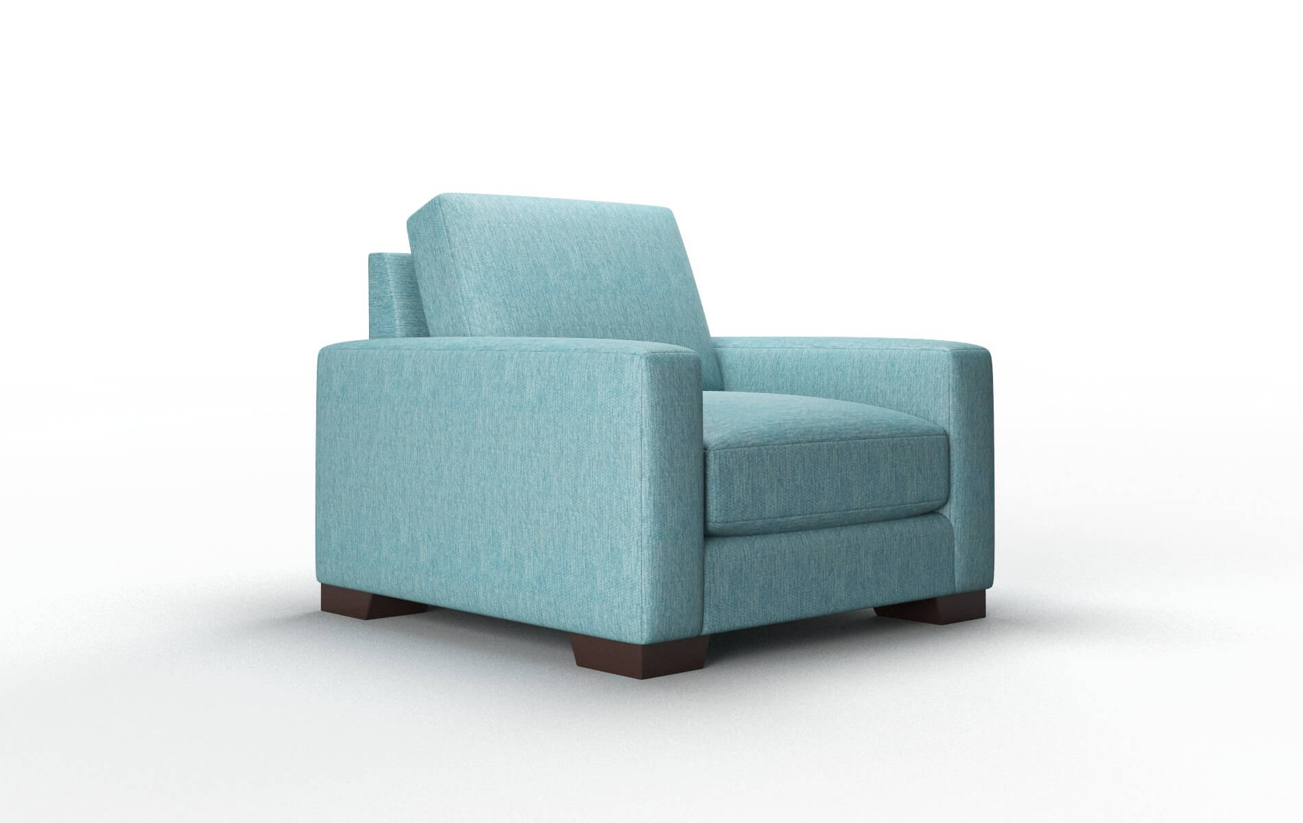 London Sorrento Denim Chair espresso legs 2