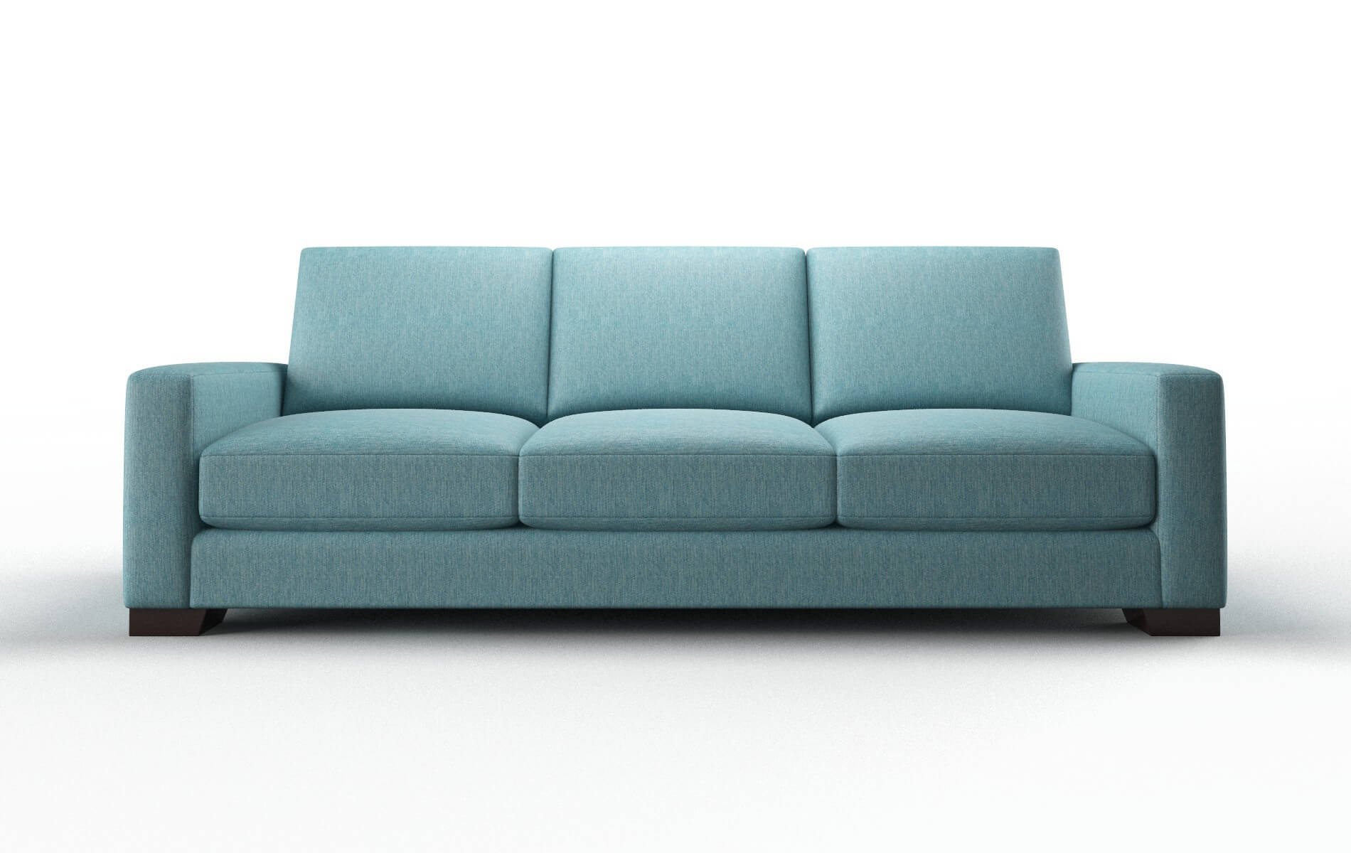 London Sorrento-denim Sofa Espresso Legs  1