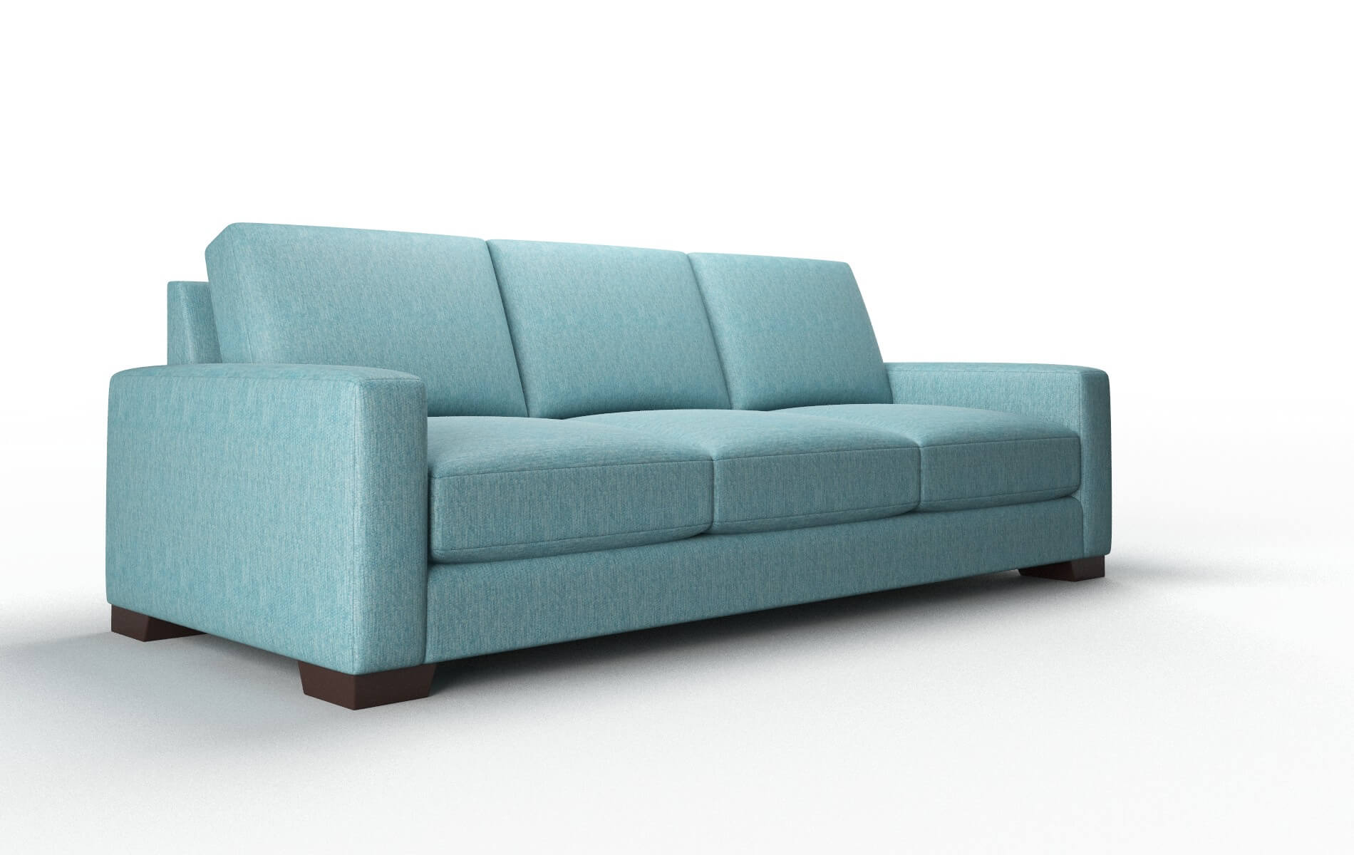 London Sorrento Denim Sofa espresso legs 2