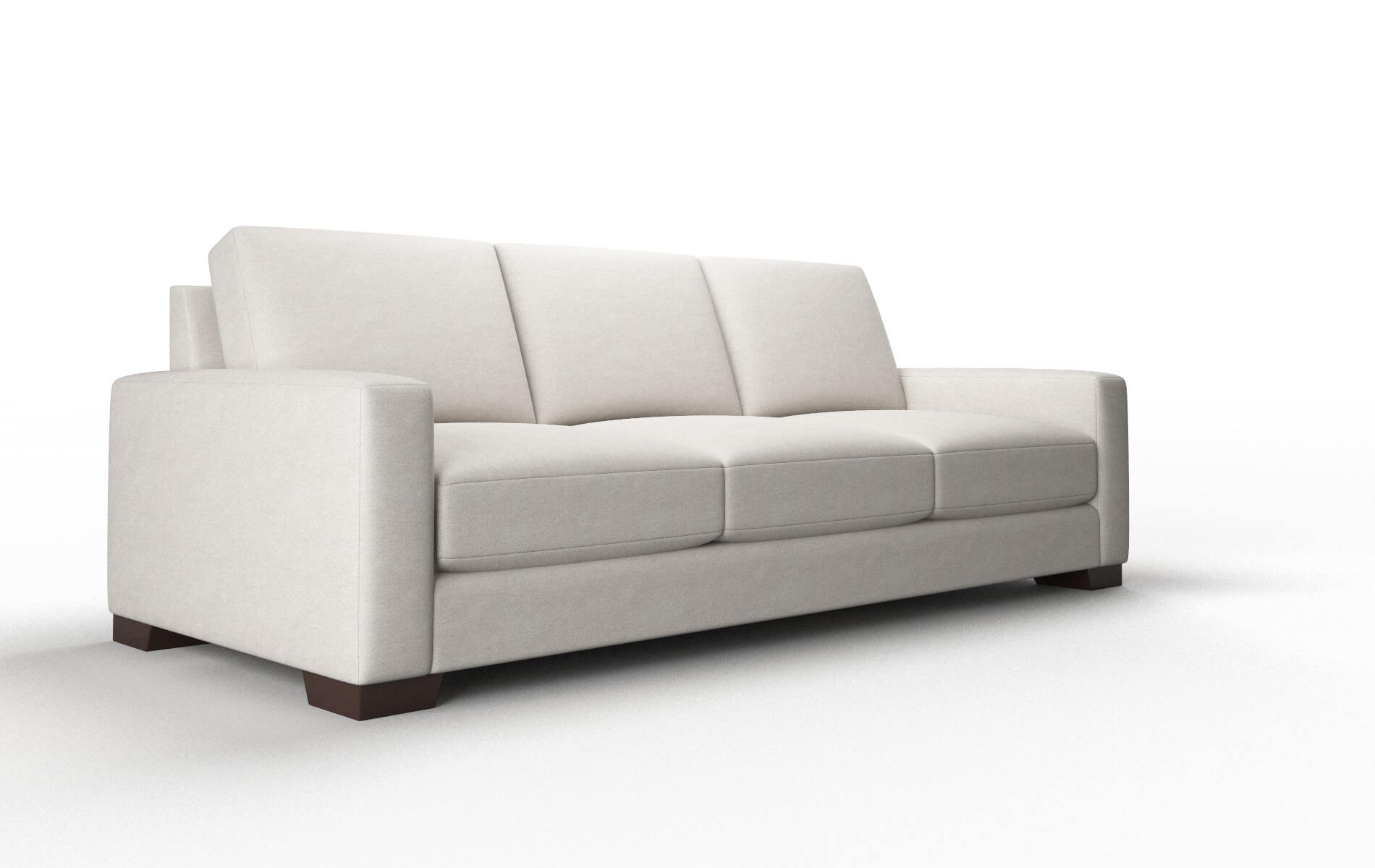London Suave Dove Sofa espresso legs 2