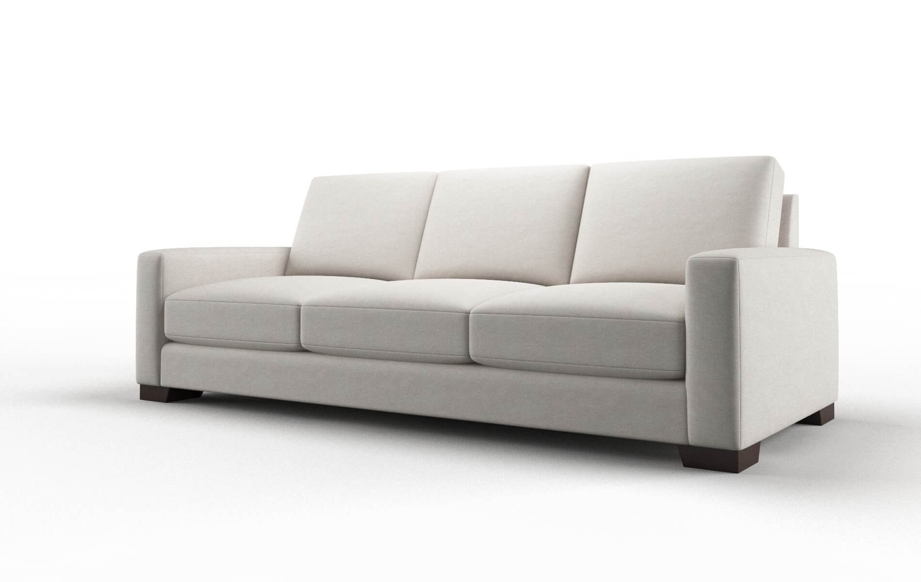 London Suave Dove Sofa espresso legs 4