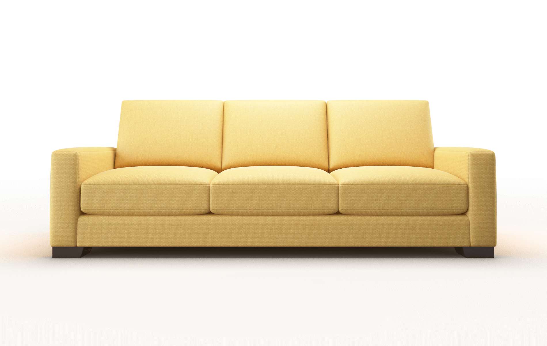 London Tess Turmeric Sofa espresso legs 1