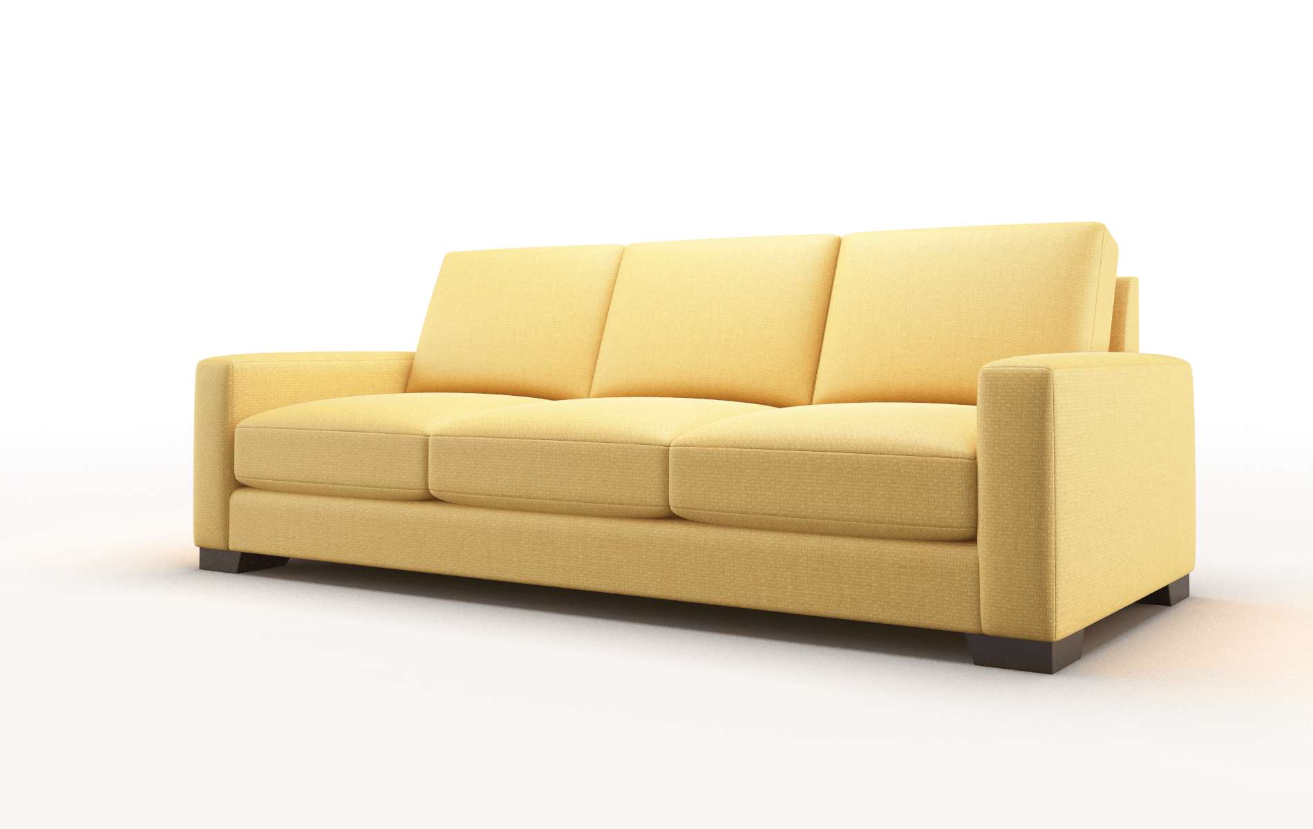London Tess Turmeric Sofa espresso legs 4