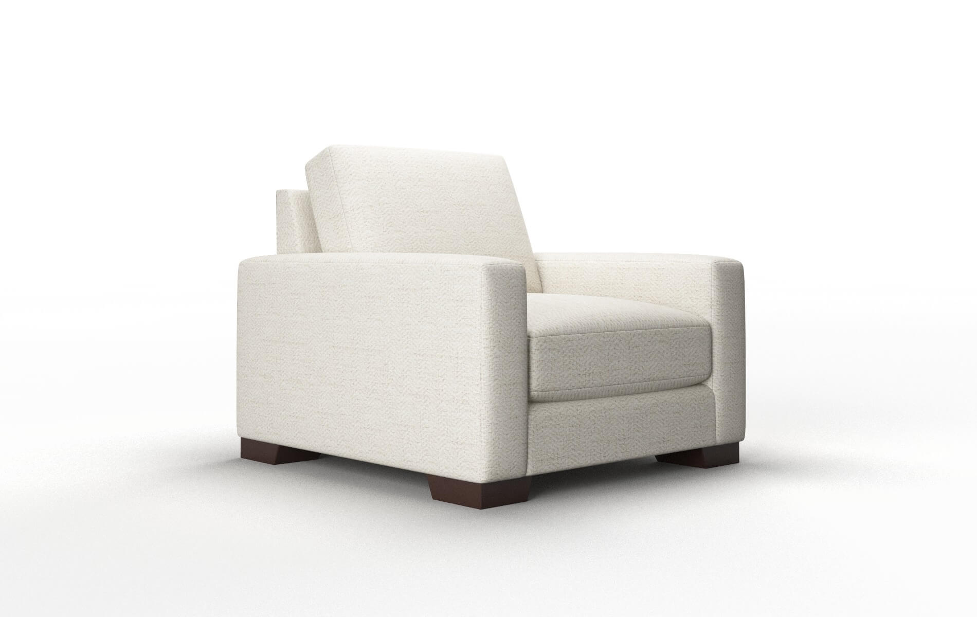 London Venus Cream Chair espresso legs 2