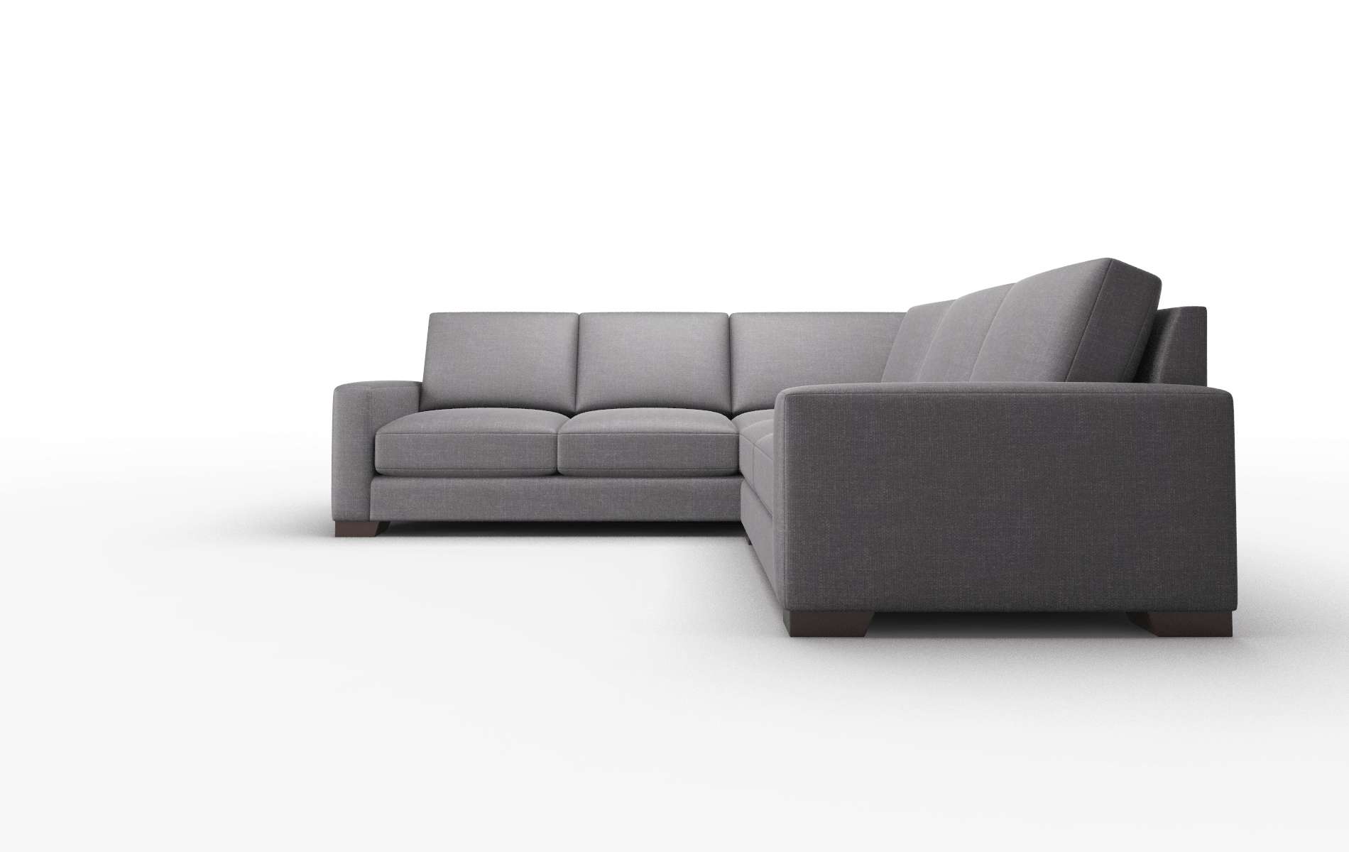 London Venus Onyx Sectional espresso legs 5