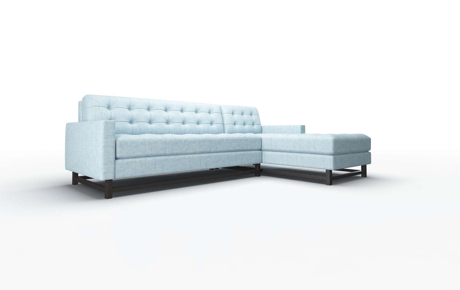 Madrid Atlas Turquoise Panel espresso legs 2