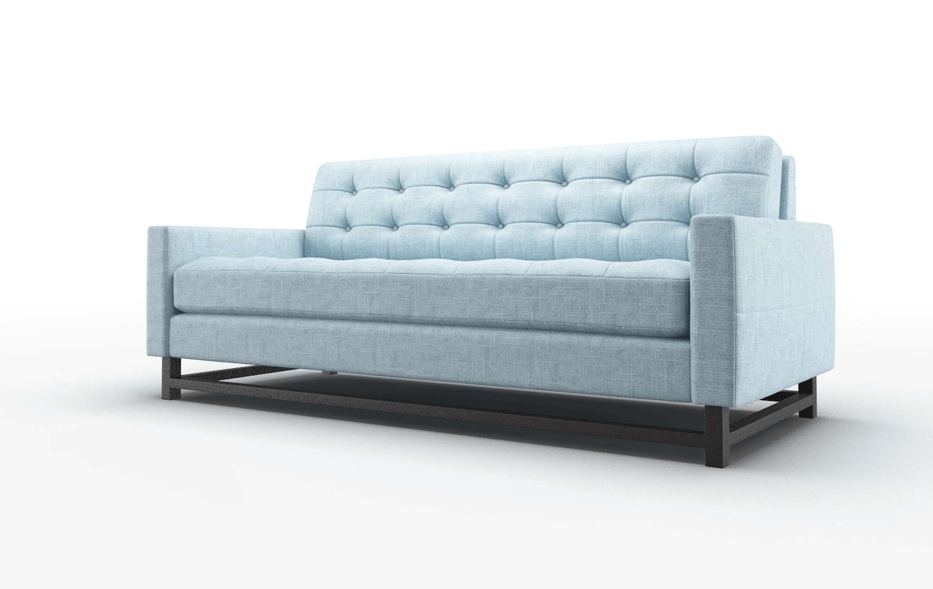 Madrid Atlas Turquoise Sofa espresso legs 4