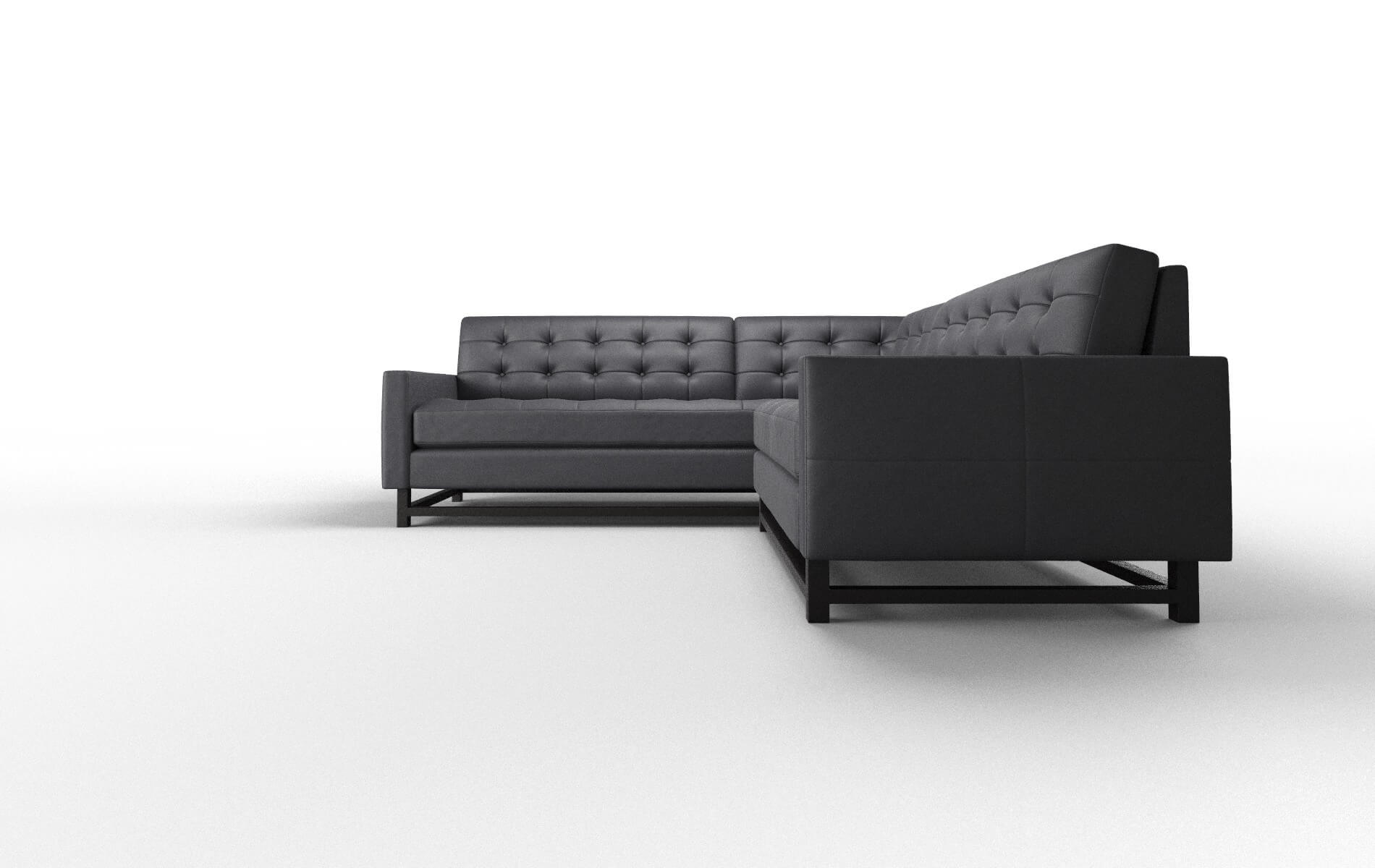 Madrid Atlas_plz Navy Sectional espresso legs 5