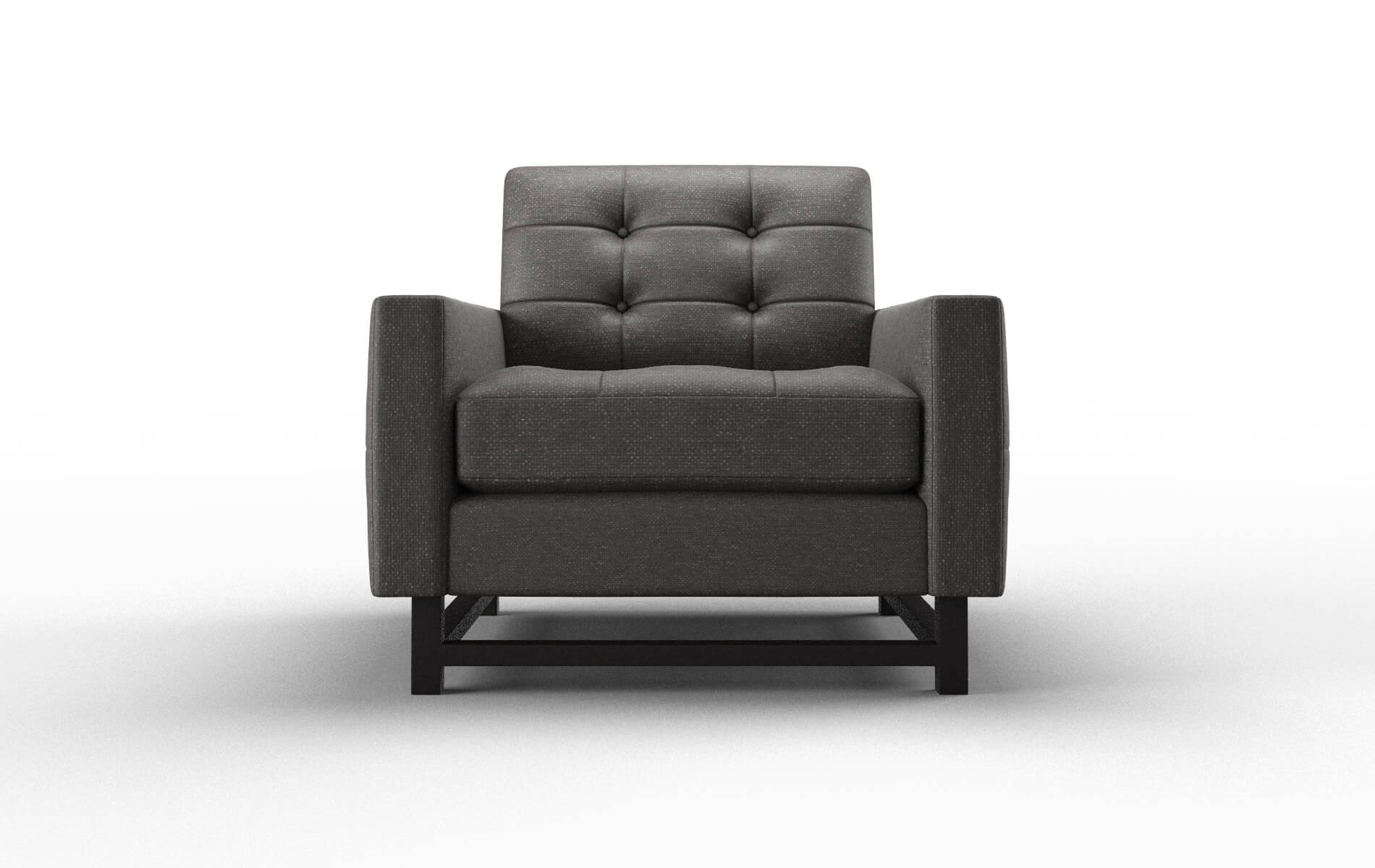 Madrid Avenger denim Chair Espresso Legs  1