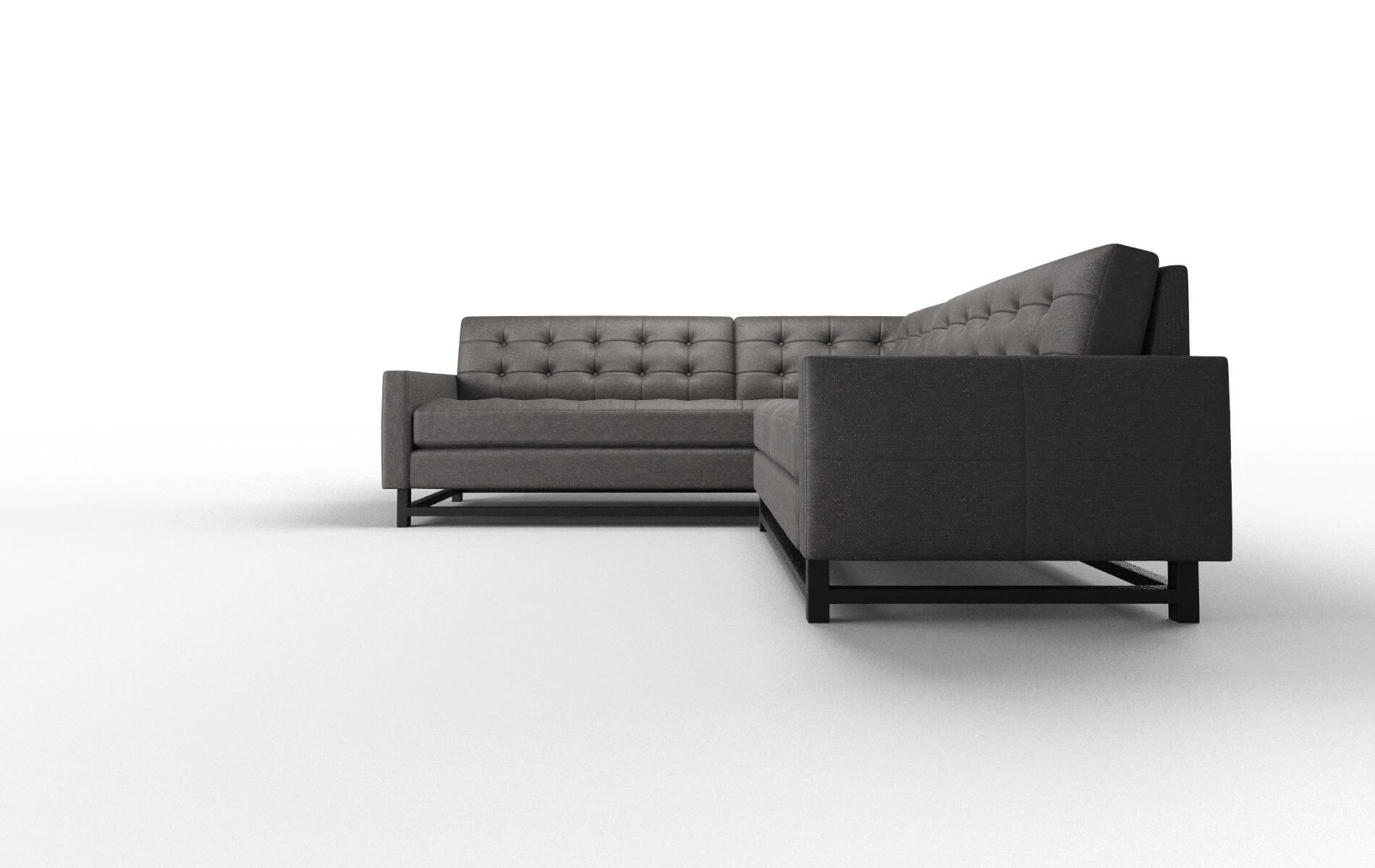 Madrid Avenger Denim Sectional espresso legs 5