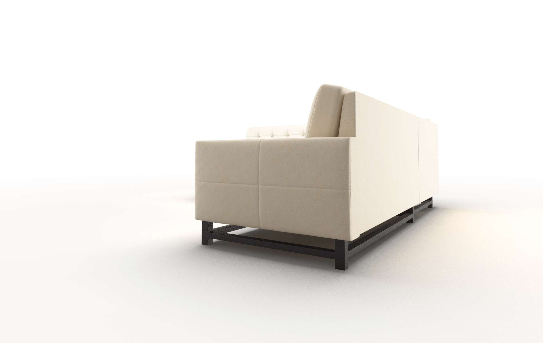 Madrid Bella Buckwheat Sectional espresso legs 4