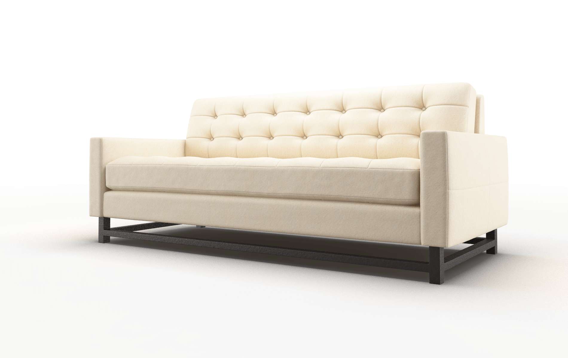 Madrid Bella Buckwheat Sofa espresso legs 4