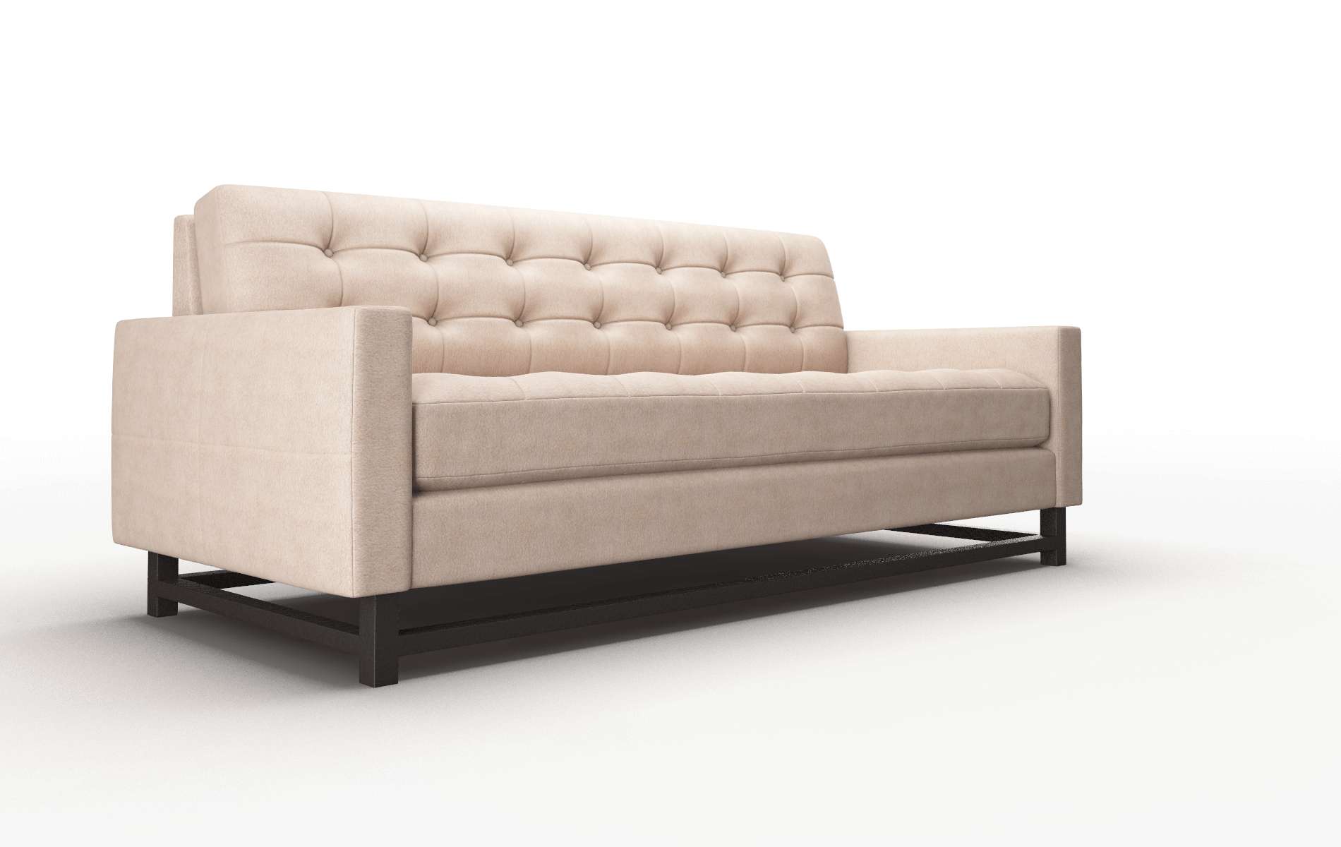 Madrid Bella Pewter Sofa espresso legs 2