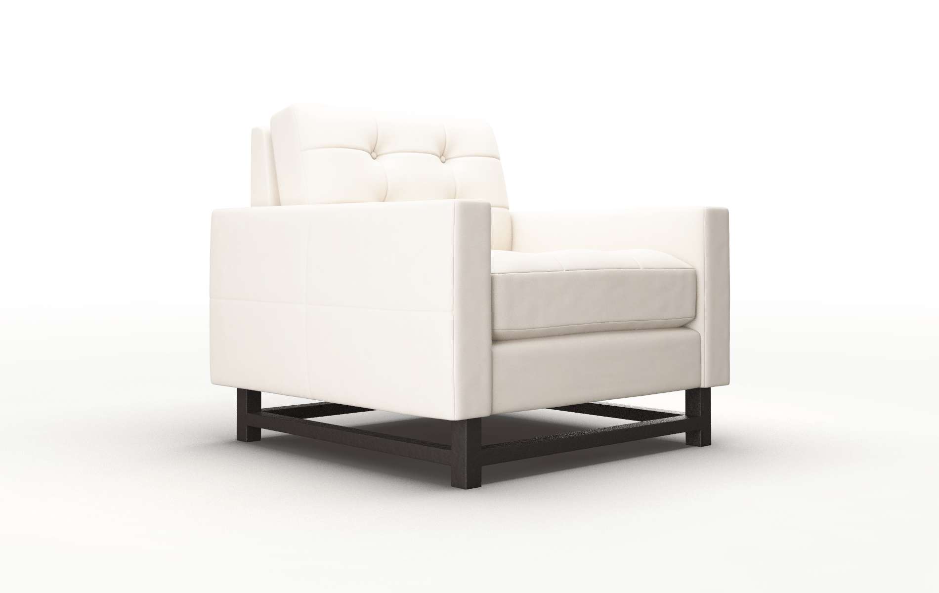 Madrid Blanche Milky Chair espresso legs 2
