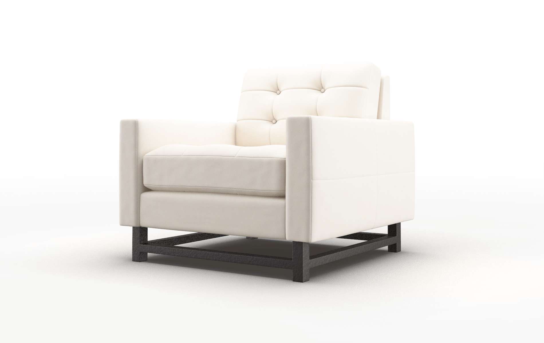 Madrid Blanche Milky Chair espresso legs 4