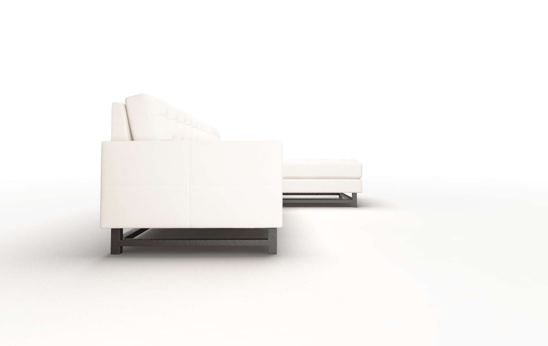 Madrid Blanche Milky Panel espresso legs 3