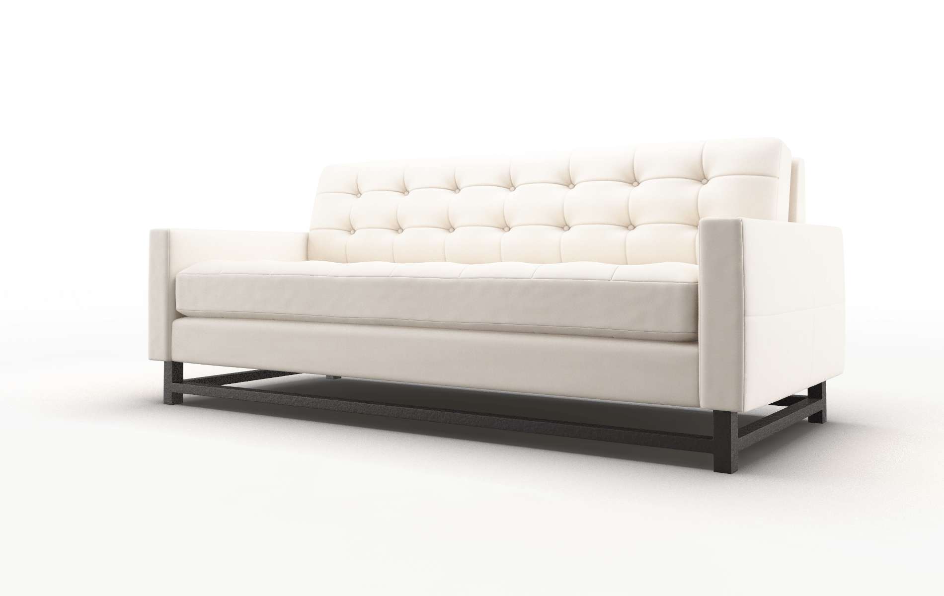 Madrid Blanche Milky Sofa espresso legs 4