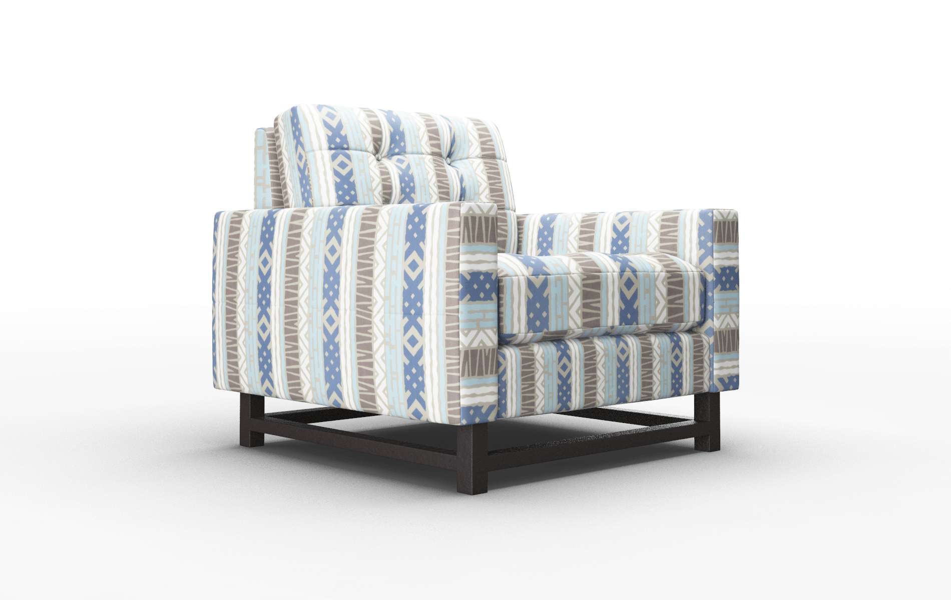 Madrid Bodhi Indigo Chair espresso legs 2