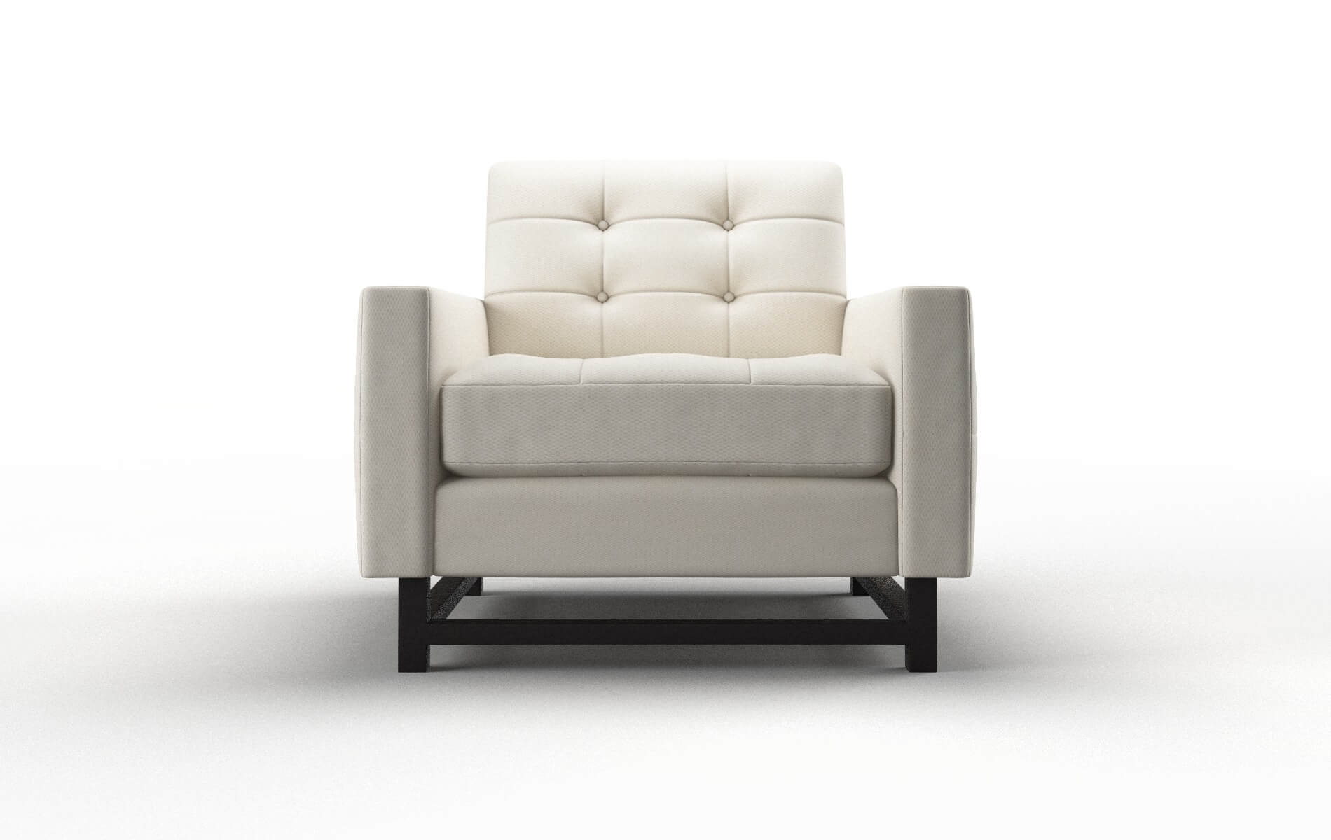 Madrid Bungalow ivory Chair Espresso Legs  1