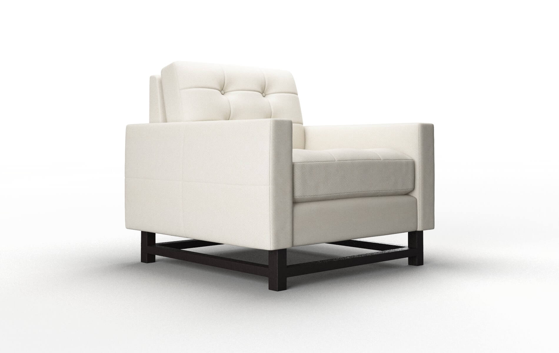 Madrid Bungalow Ivory Chair espresso legs 2