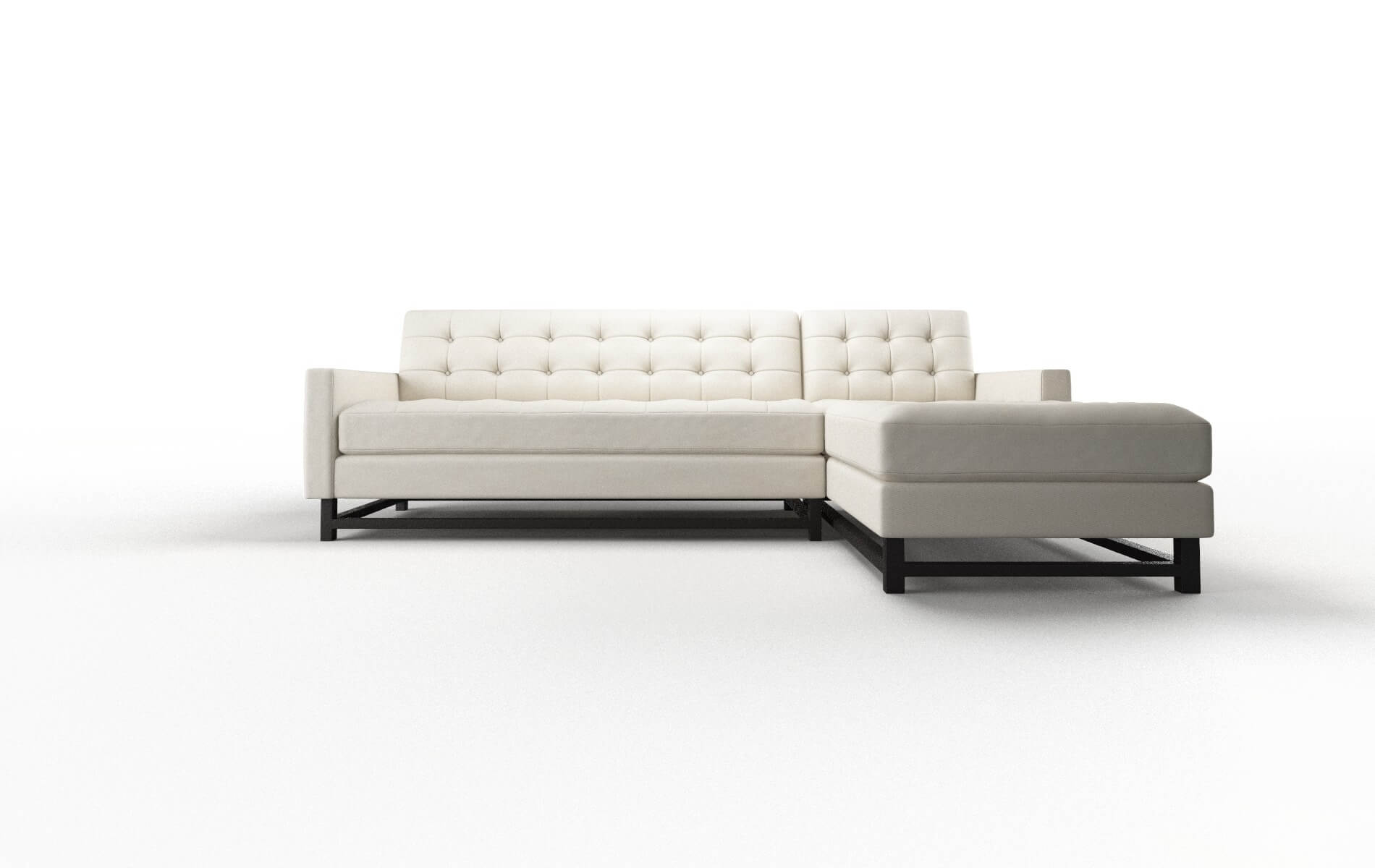 Madrid Bungalow ivory Panel Espresso Legs  1