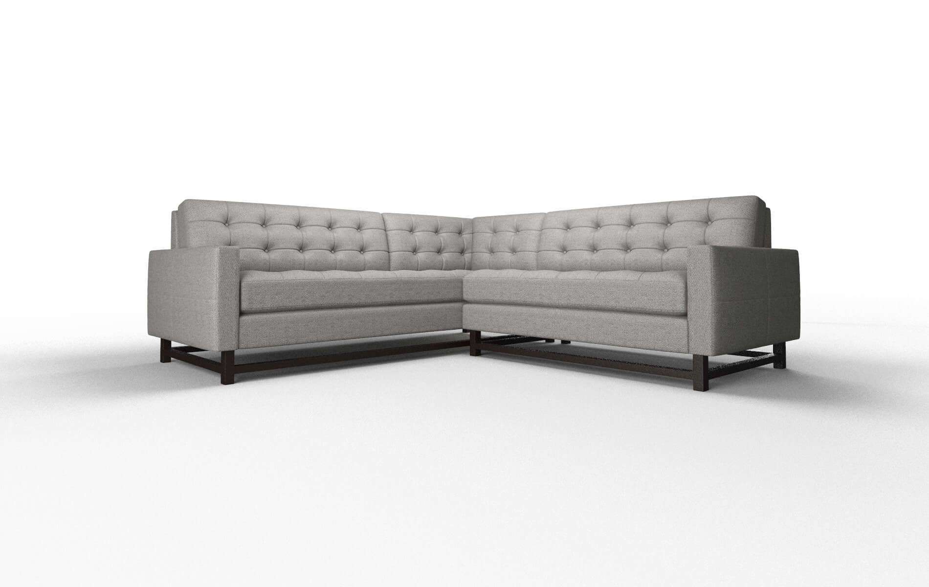 Madrid Catalina Steel Sectional espresso legs 1