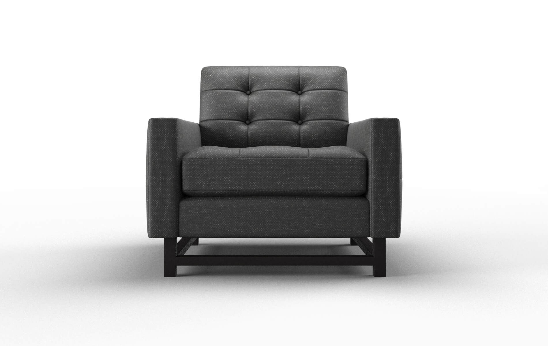 Madrid Chance denim Chair Espresso Legs  1