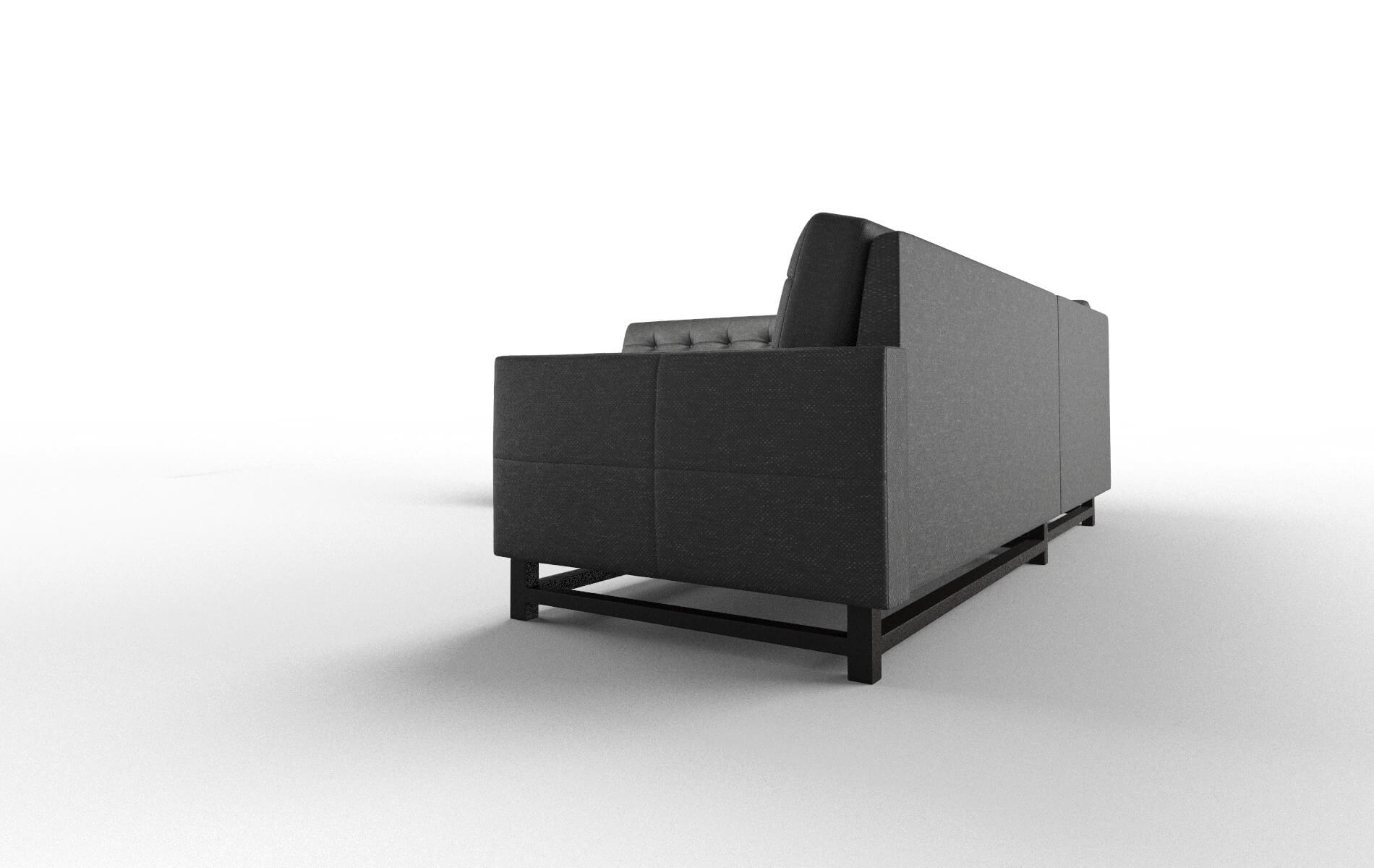 Madrid Chance Denim Sectional espresso legs 4