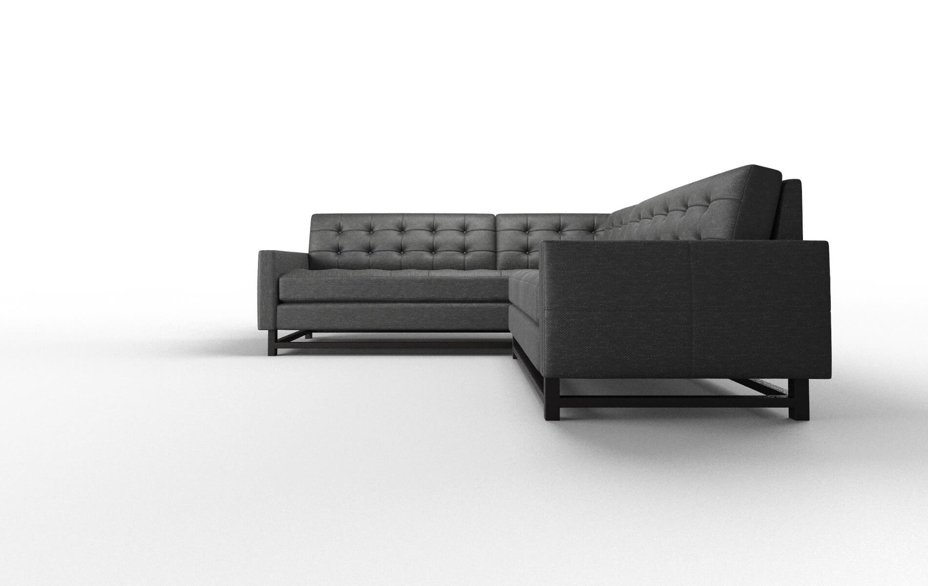Madrid Chance Denim Sectional espresso legs 5