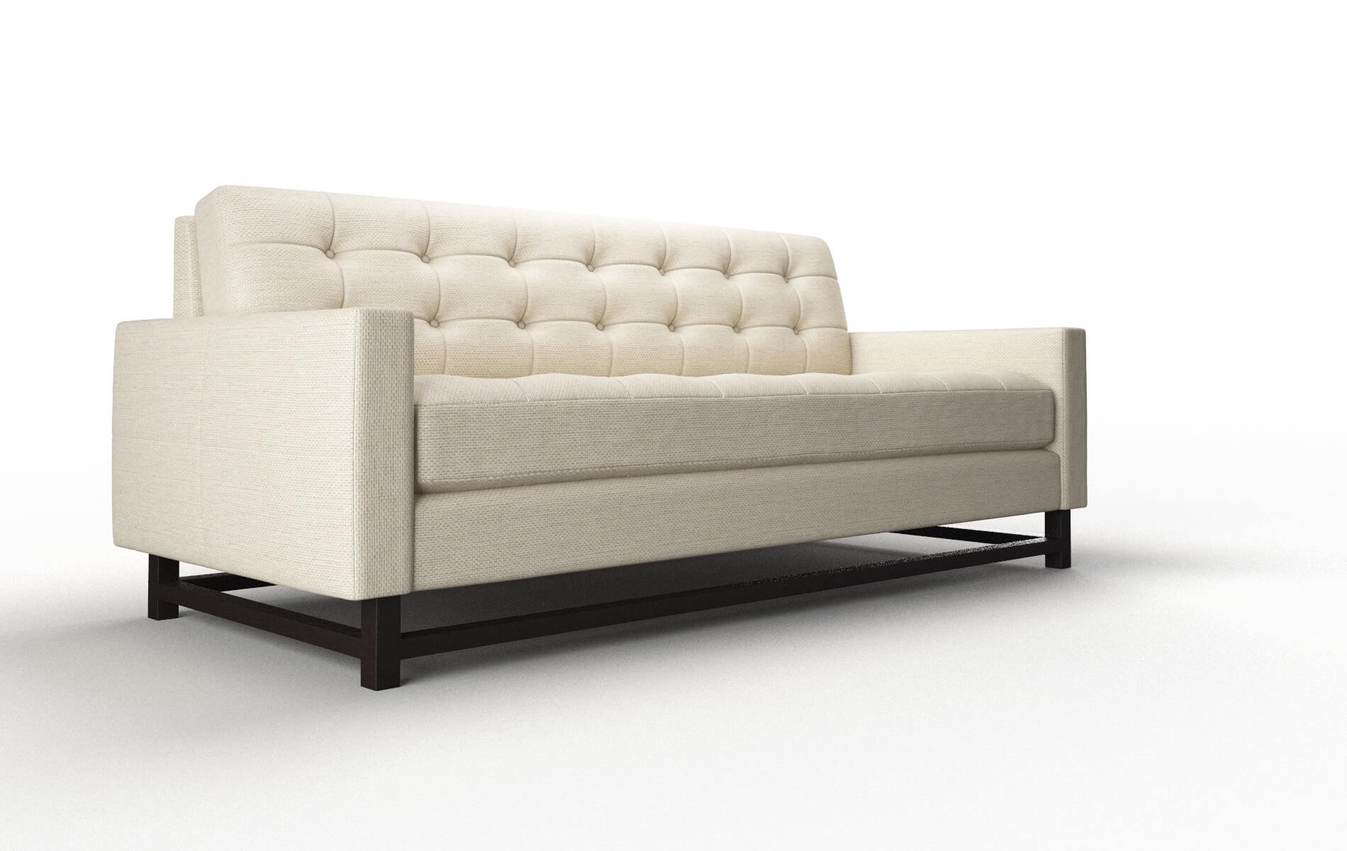 Madrid Chance Sand Sofa espresso legs 2